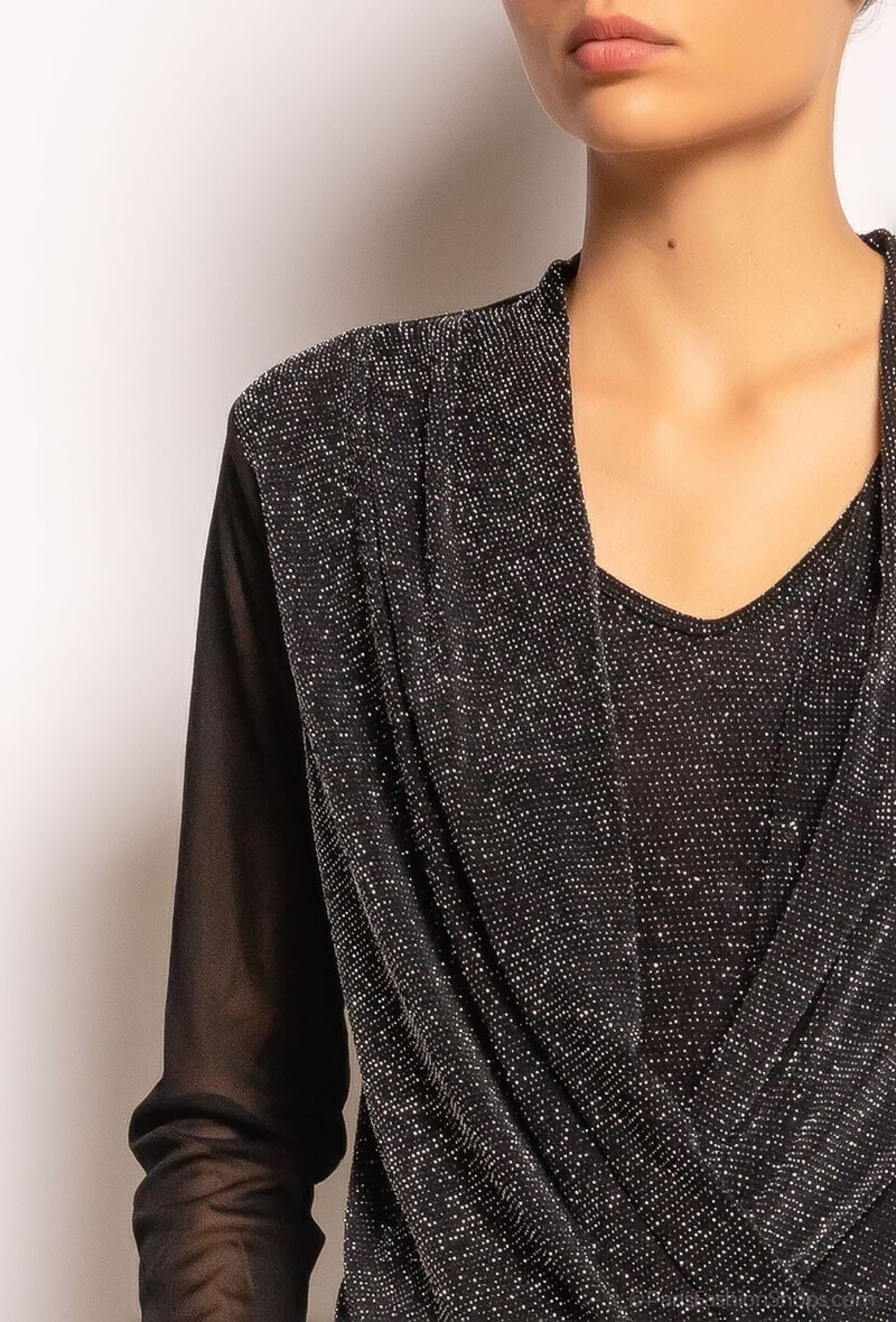 Blusa de fiesta brillos - 5