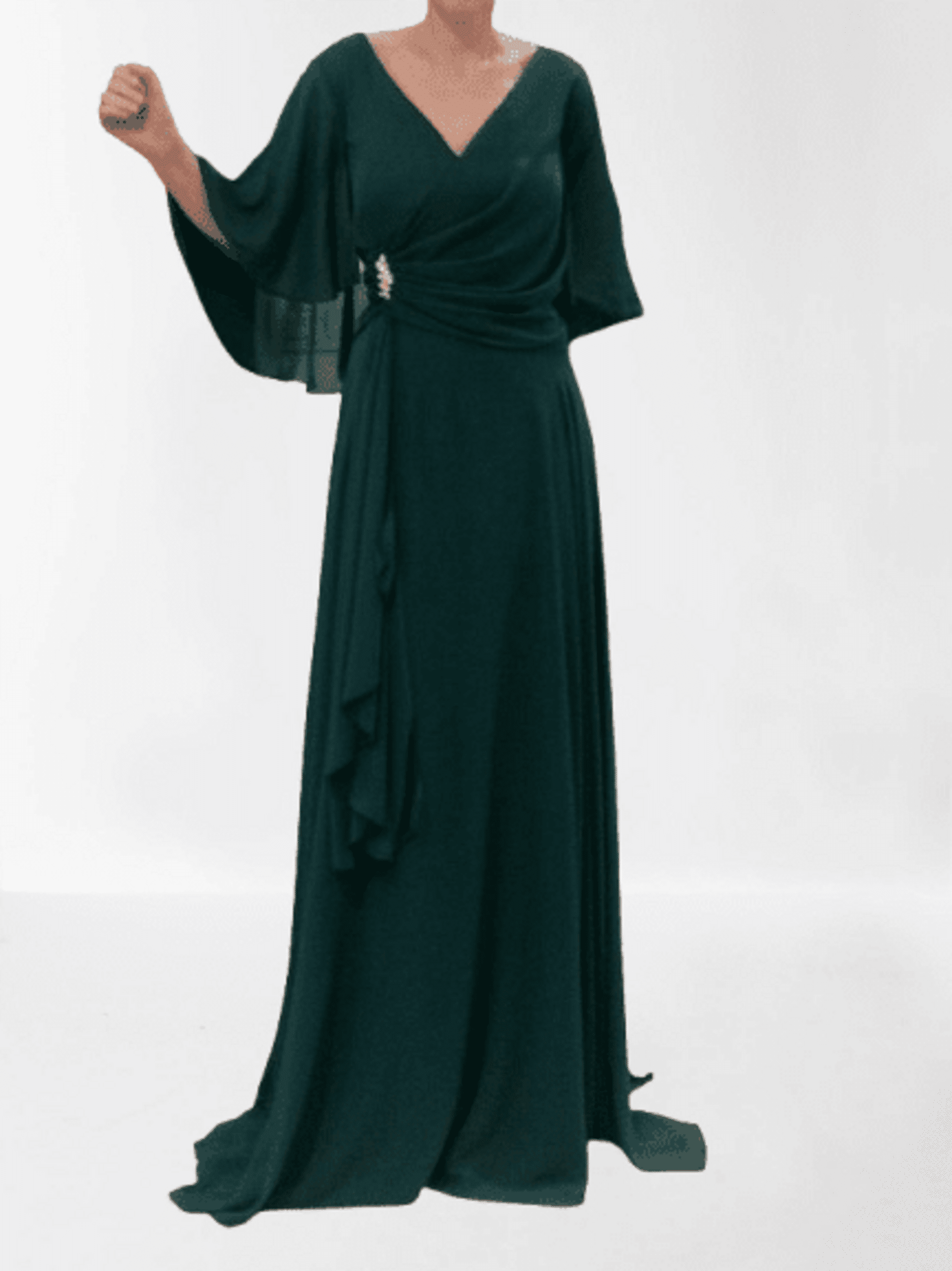 Vestido de fiesta talla grande Lecce - 1