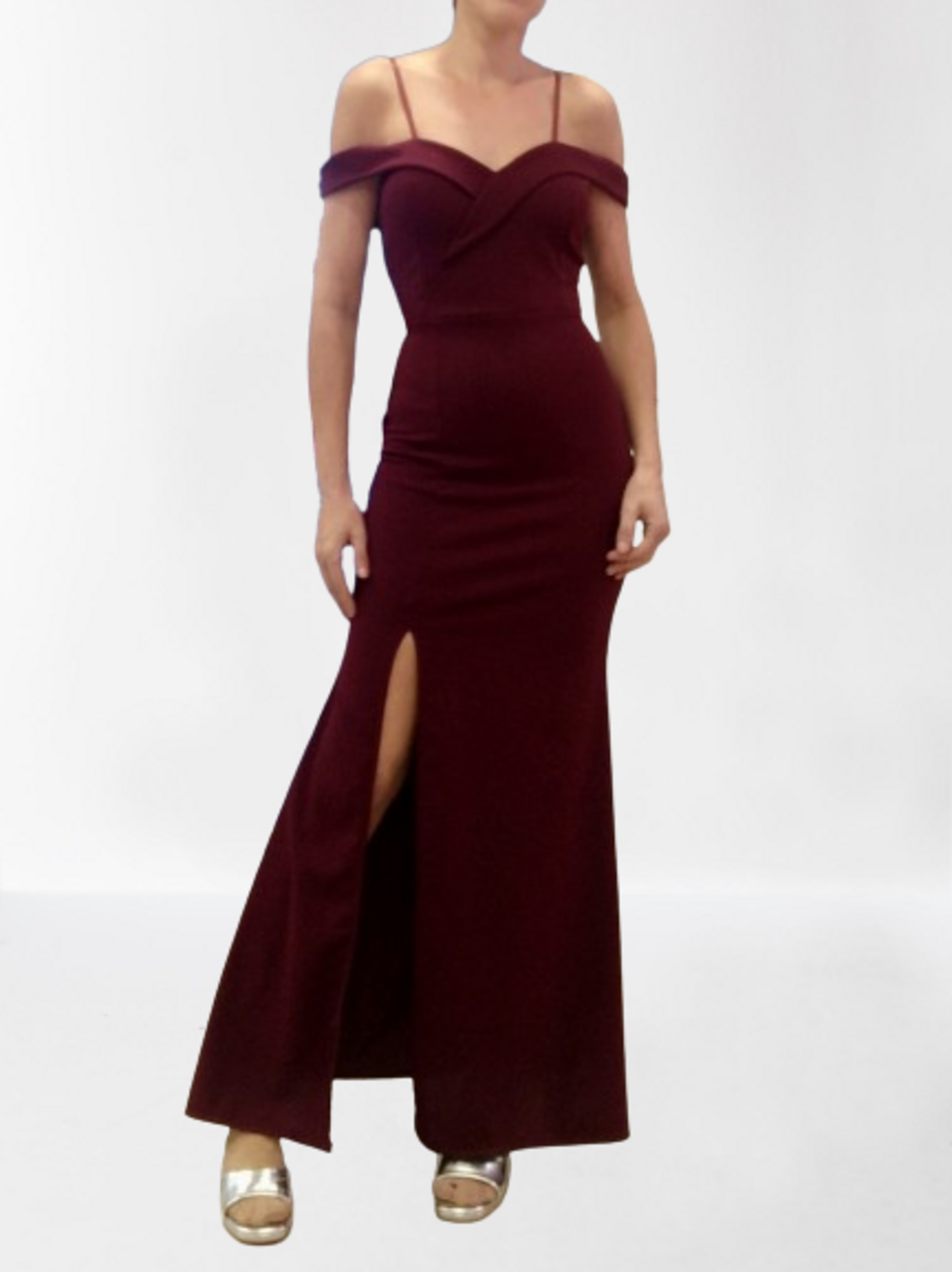 Vestido Sirena Escote Bardot Nashville - 1