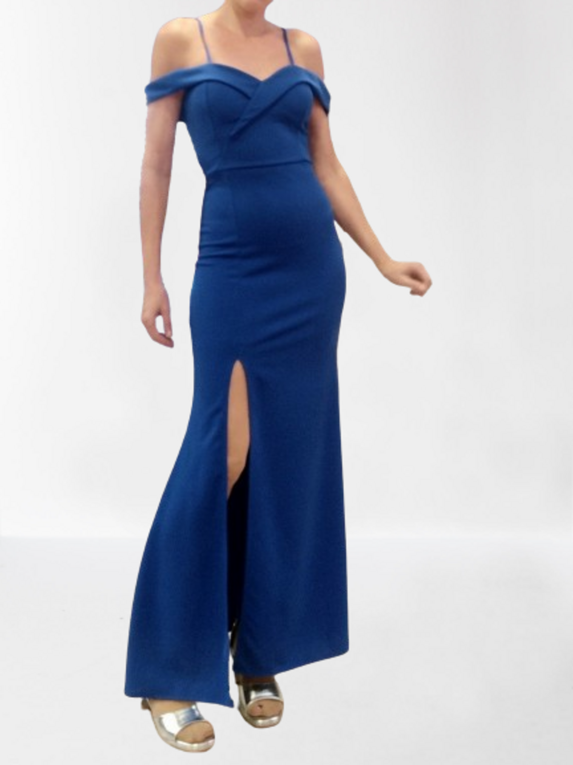 Vestido Sirena Escote Bardot Nashville - 9