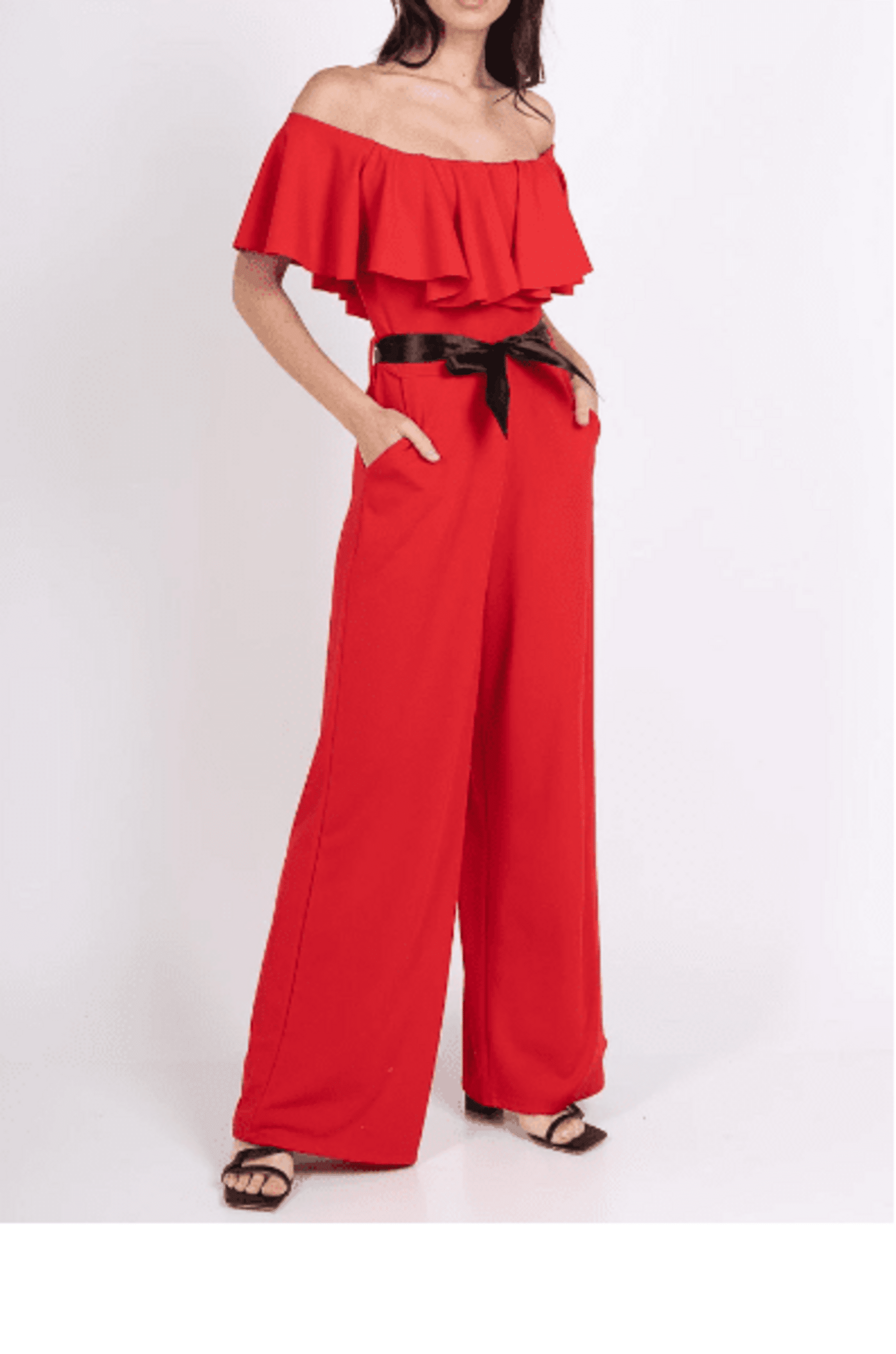 Mono fiesta escote volante Boston - 1