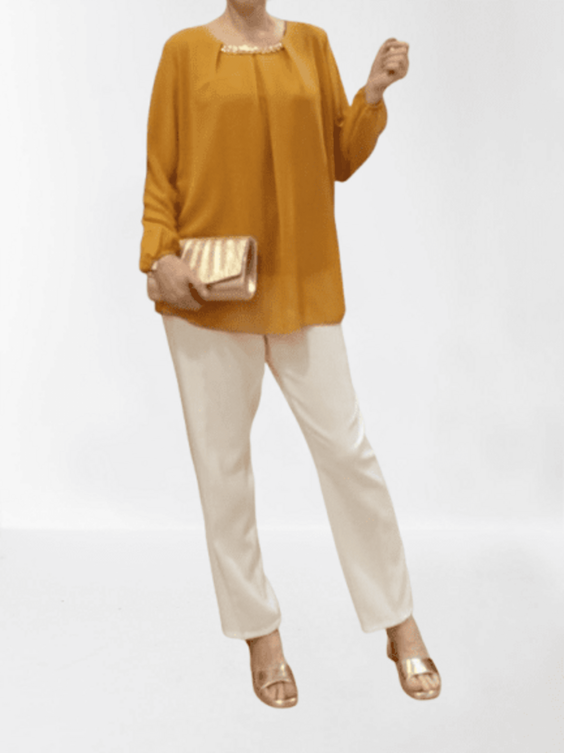 Blusa de fiesta detalle cadena - 2