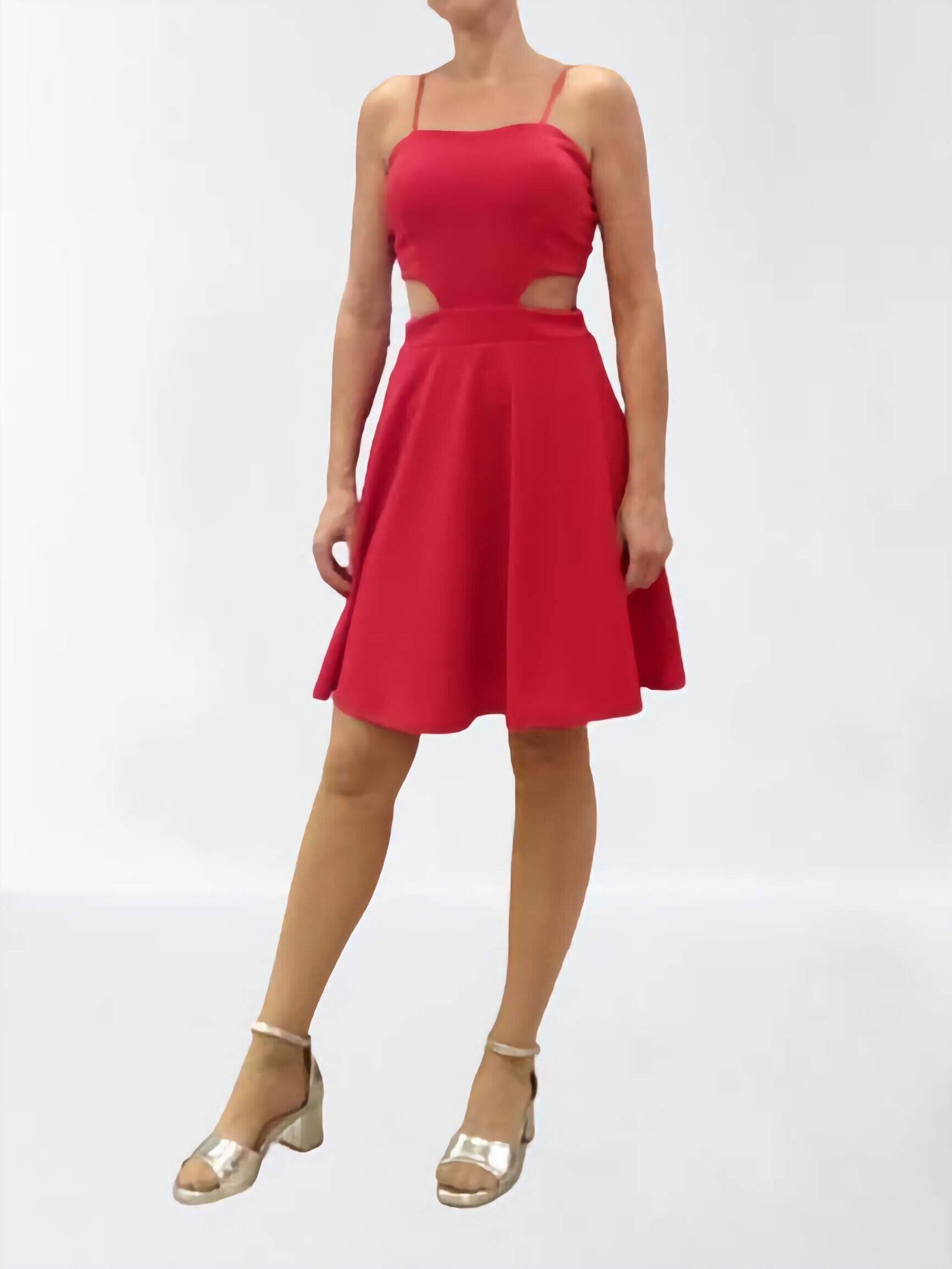 Vestido Fiesta Corto Con Aberturas Caracas - 3