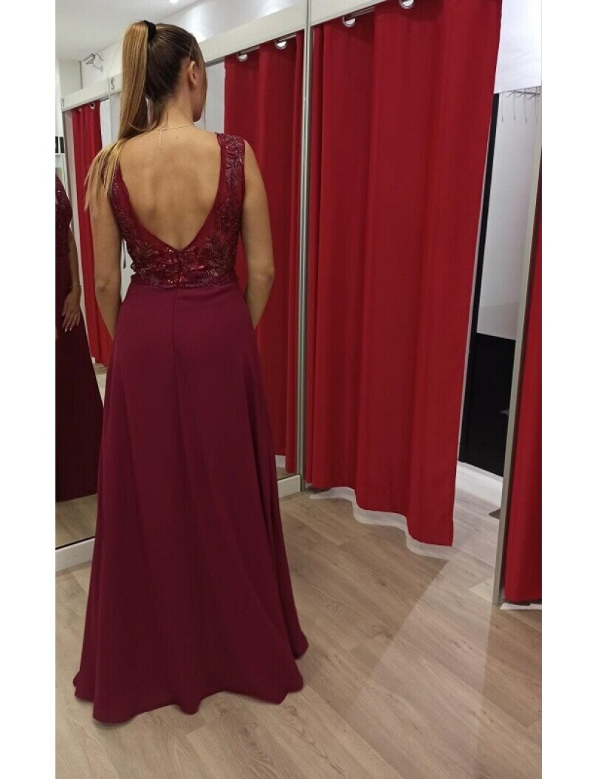 Vestido Largo con Lentejuelas Venise - 2
