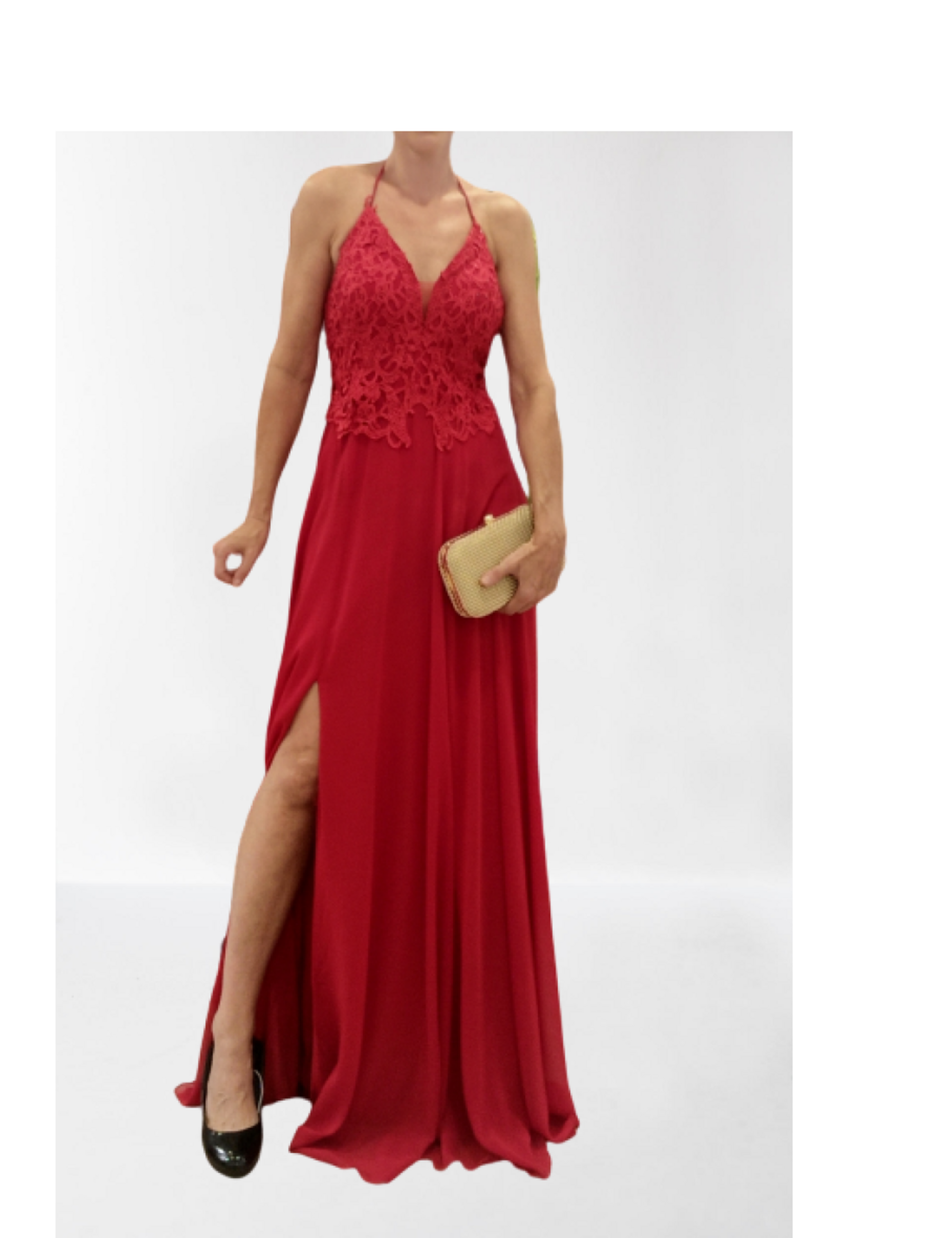 Vestido Fiesta Rojo Budapest - 1