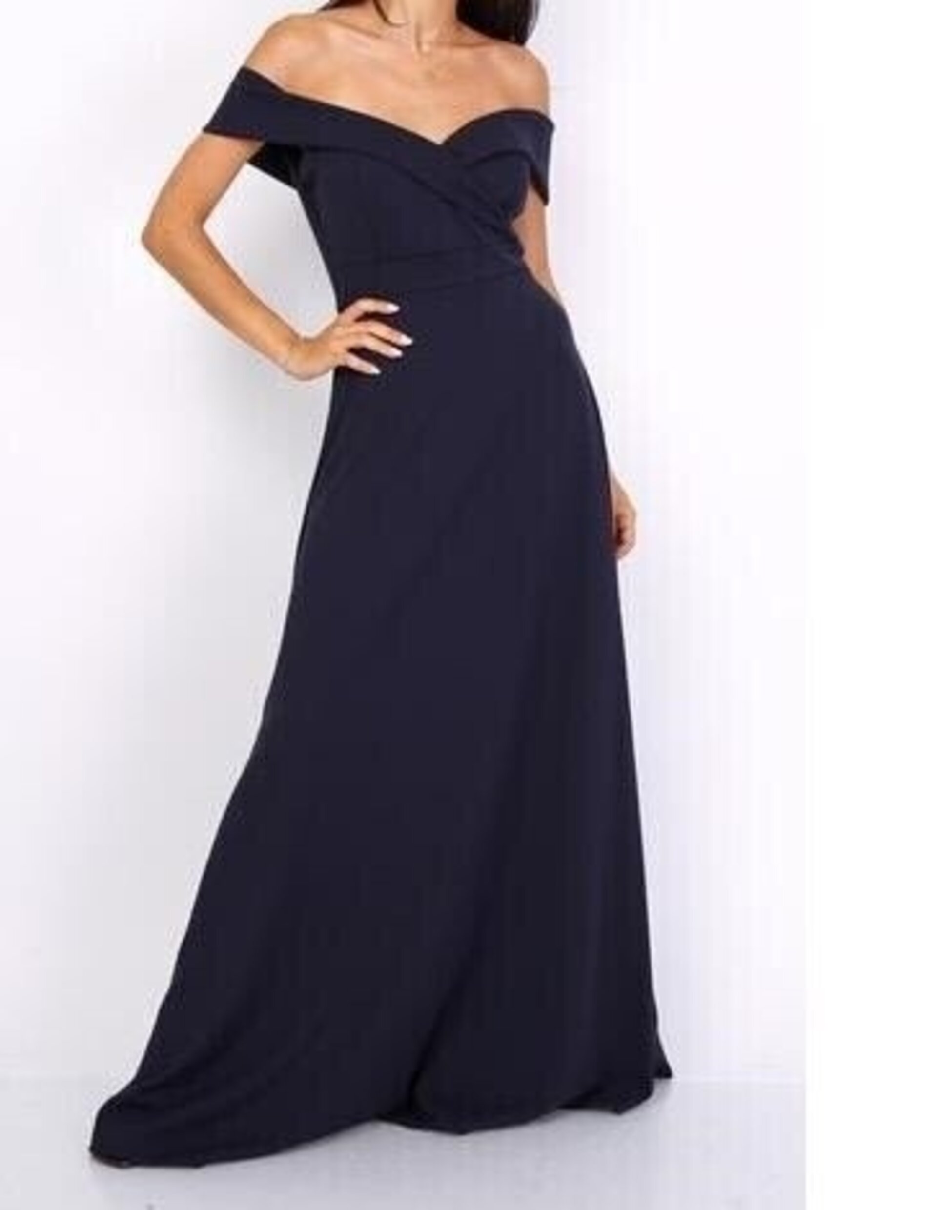 Vestido Fiesta Largo Escote Bardot Cannes - 7