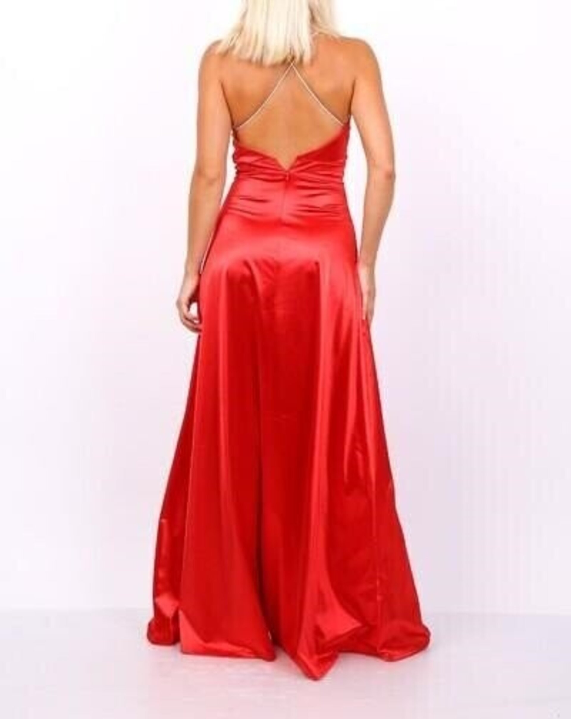 Vestido de Fiesta Largo de Satén Verona - 2