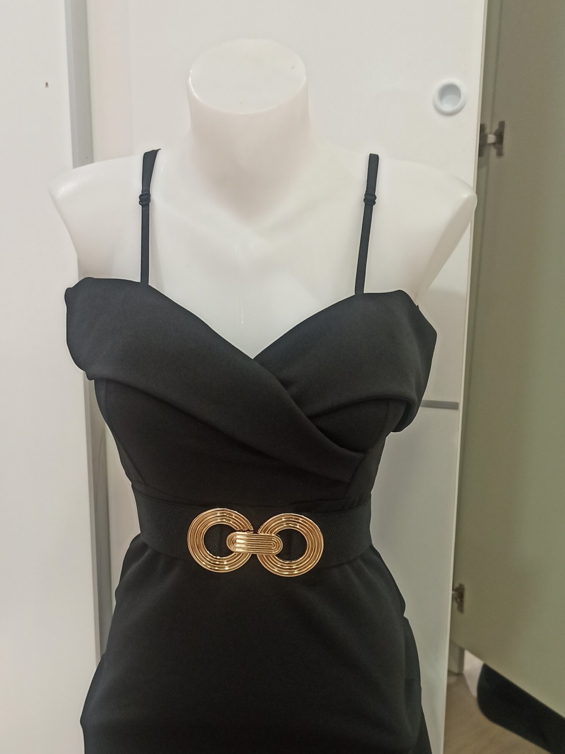 Cinturón cierre dorado - 1