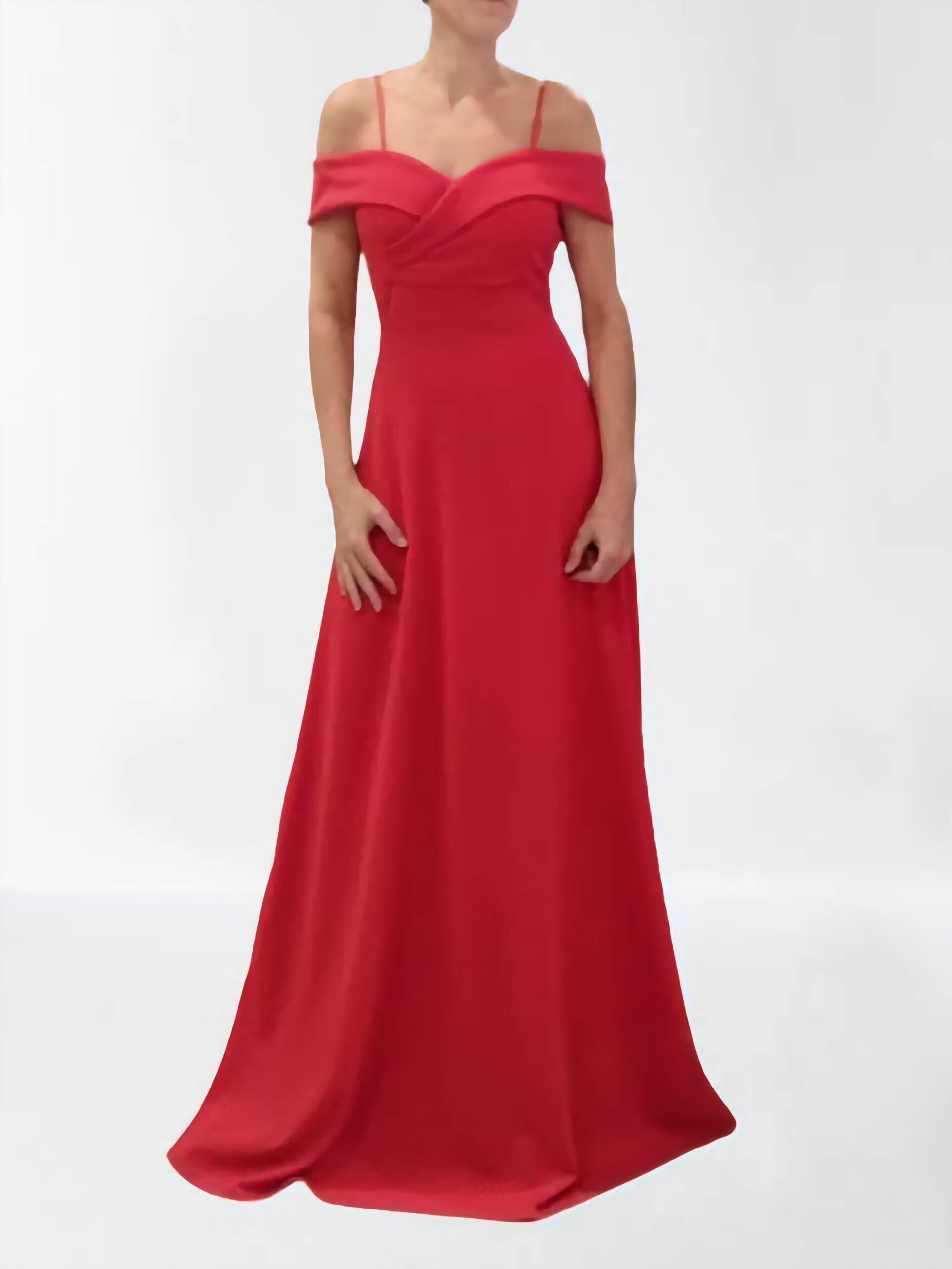 Vestido Fiesta Largo Escote Bardot Cannes - 5