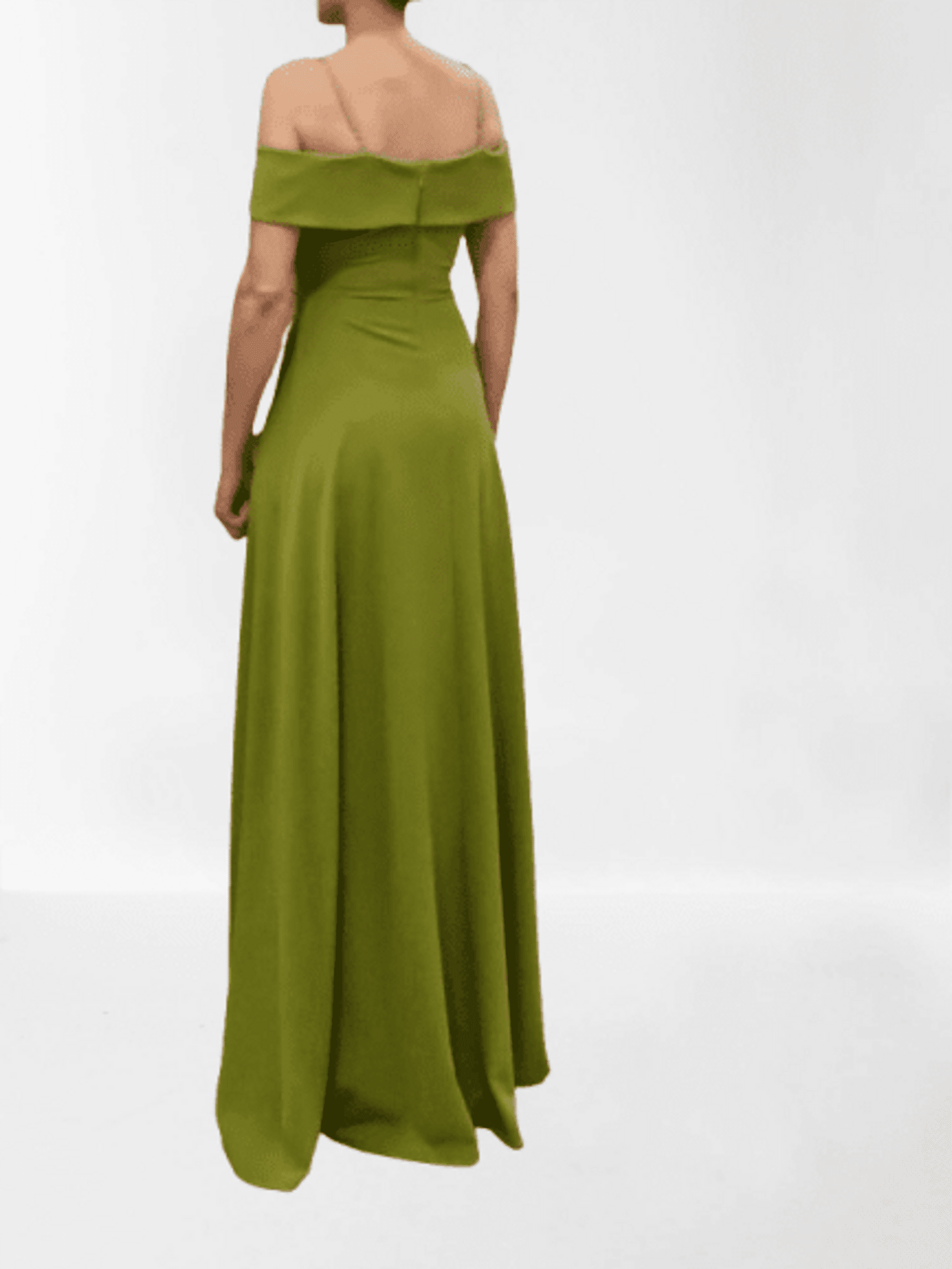 Vestido Fiesta Largo Escote Bardot Cannes - 2