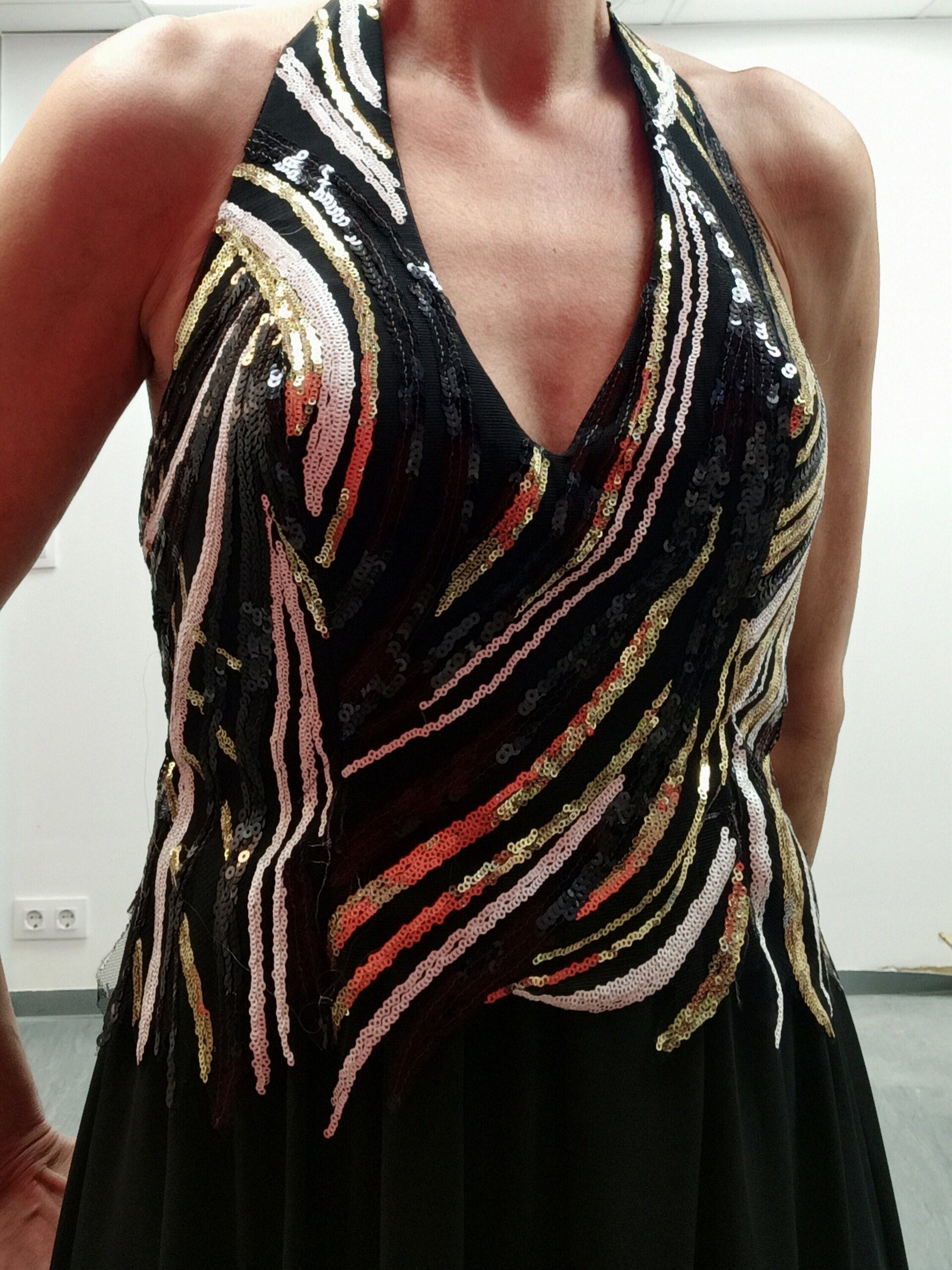 Vestido fiesta Con Top de Lenejuelas Nápoles - 2