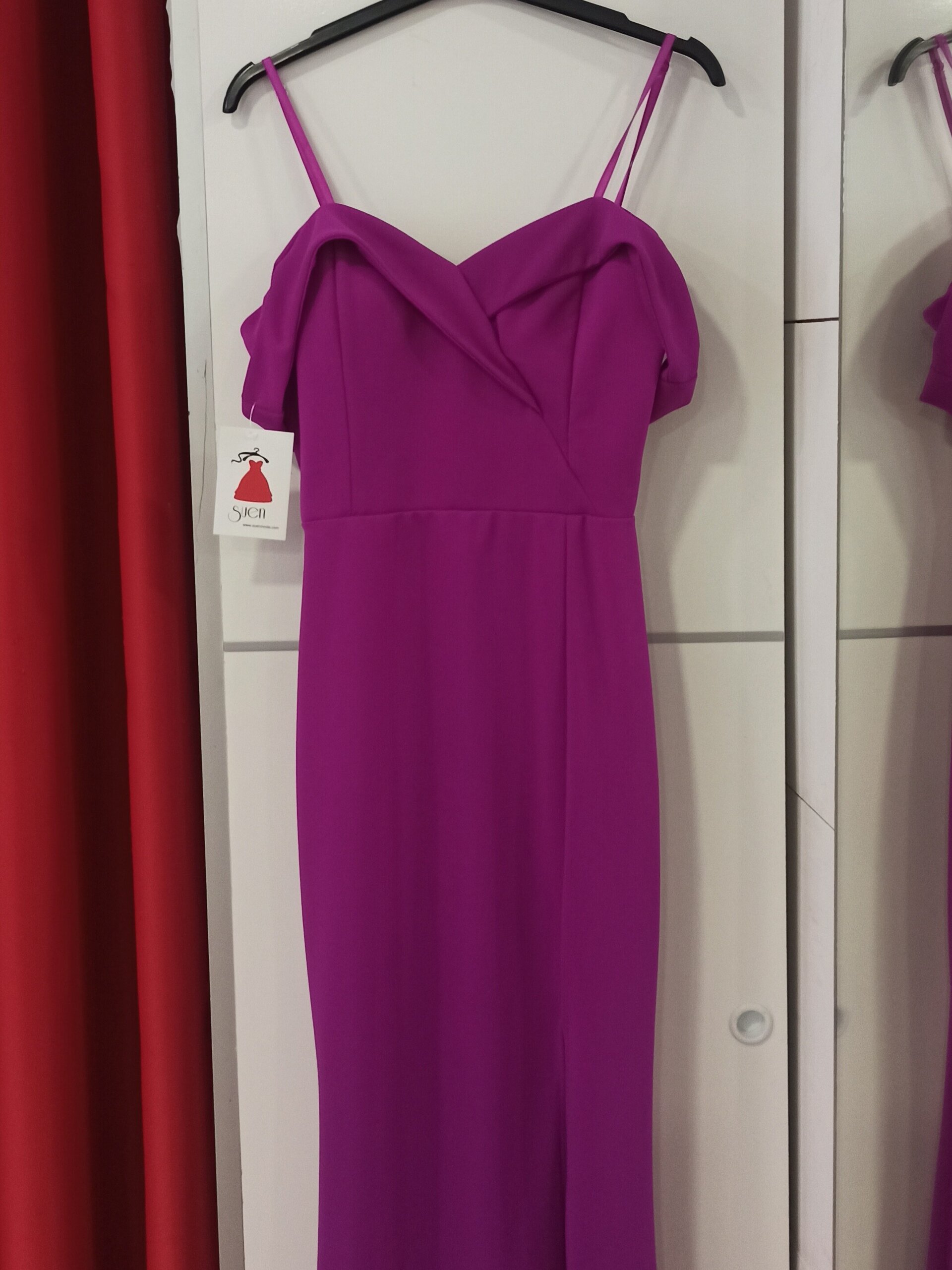 Vestido Sirena Escote Bardot Nashville - 11