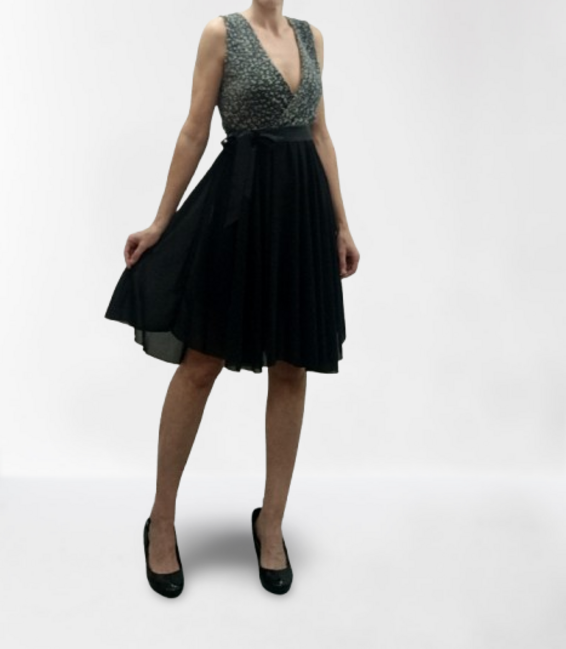 Vestido de fiesta corto Elets - 1