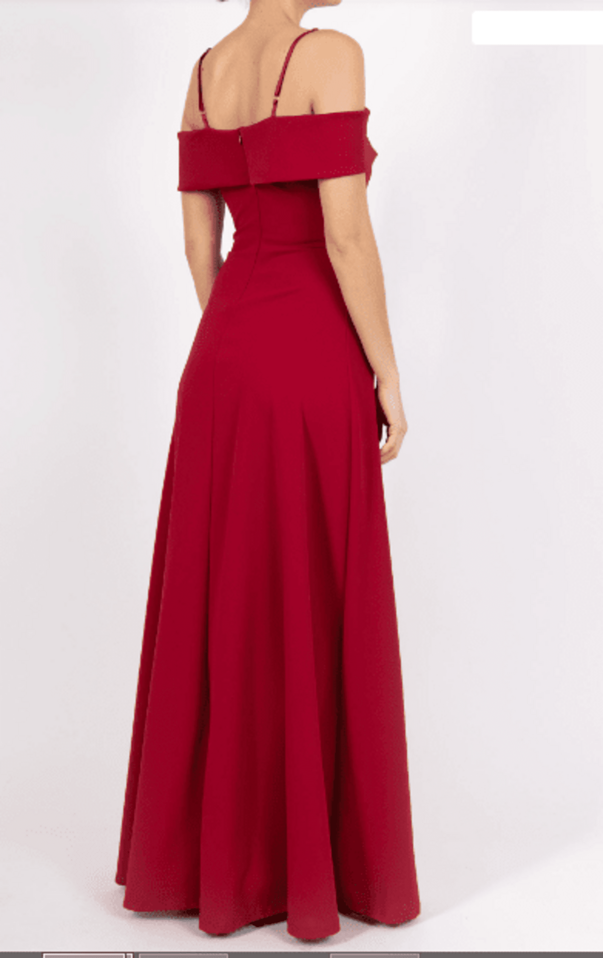 Vestido Fiesta Largo Escote Bardot Cannes - 19