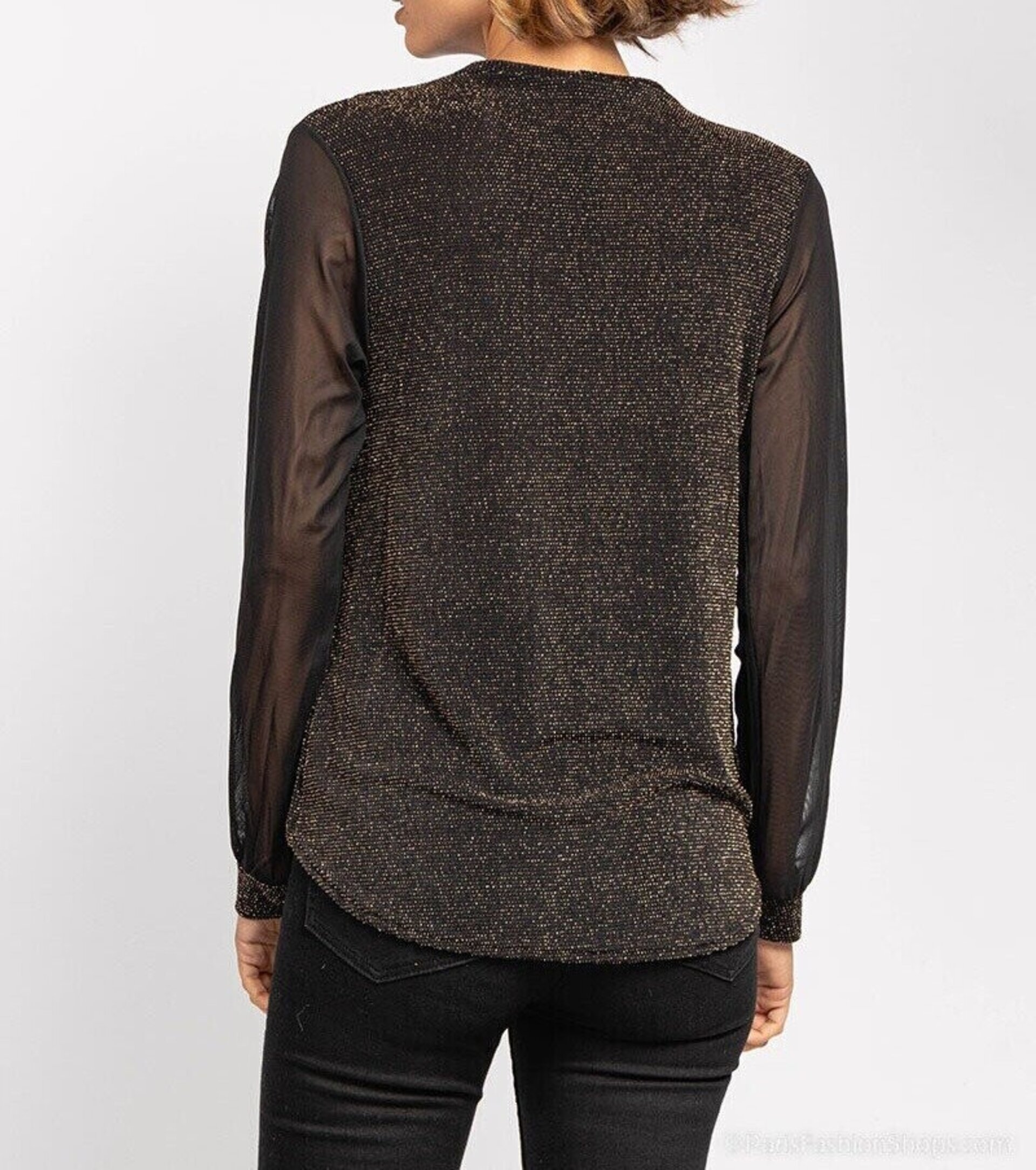 Blusa de fiesta brillos - 3