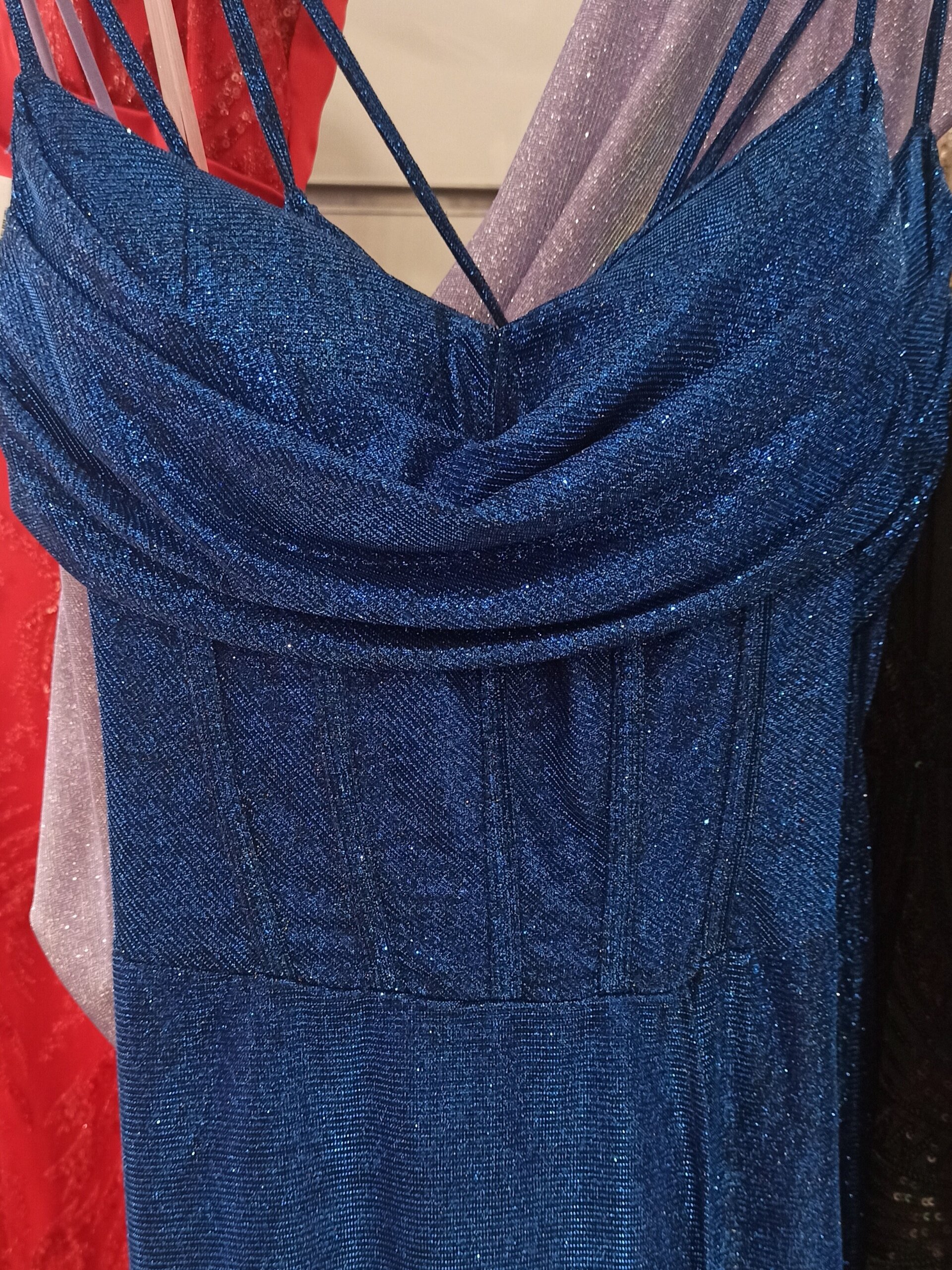 Vestido para graduación con brillo Scanno - 2