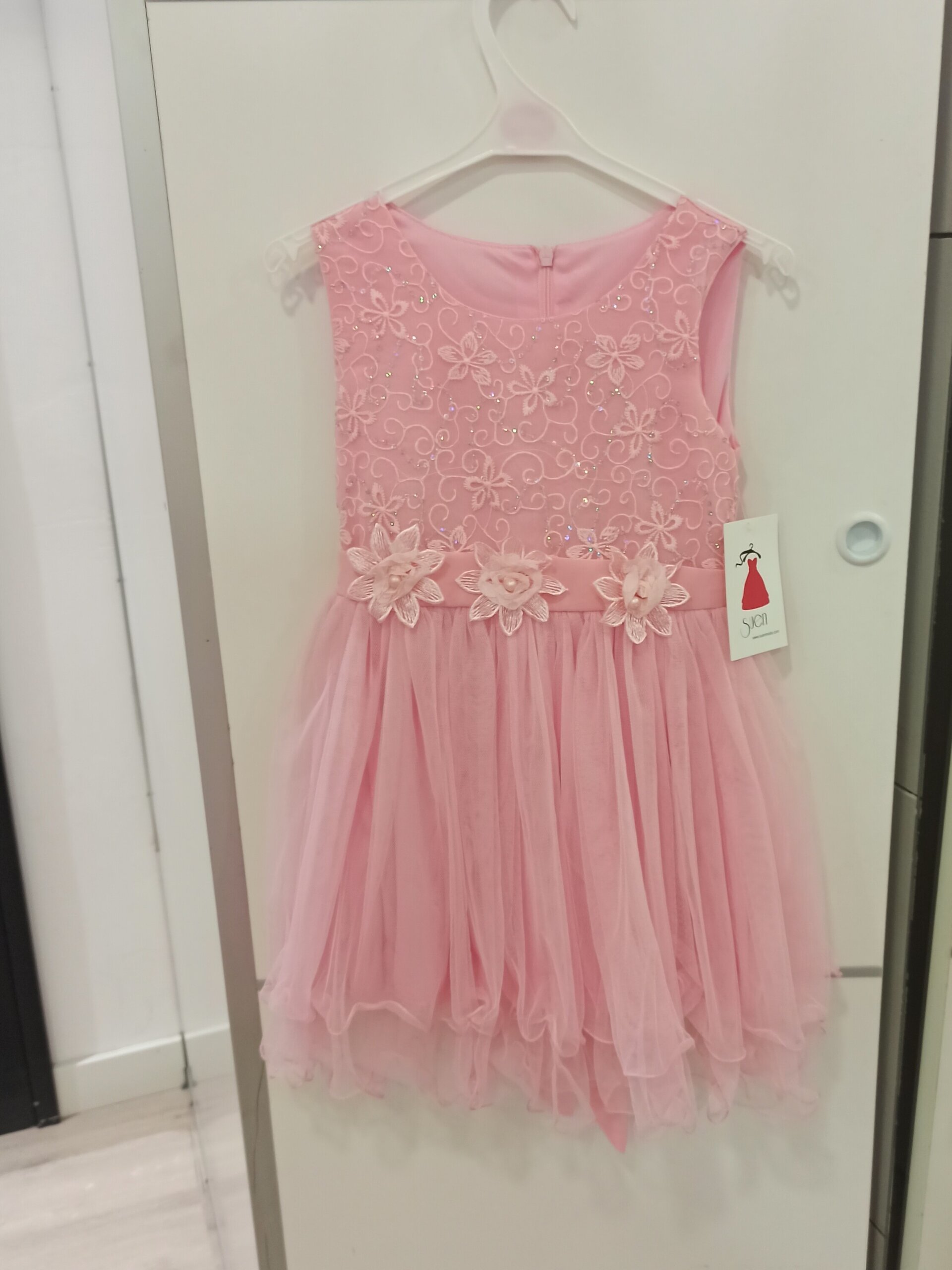Vestido fiesta niña rosa - 2