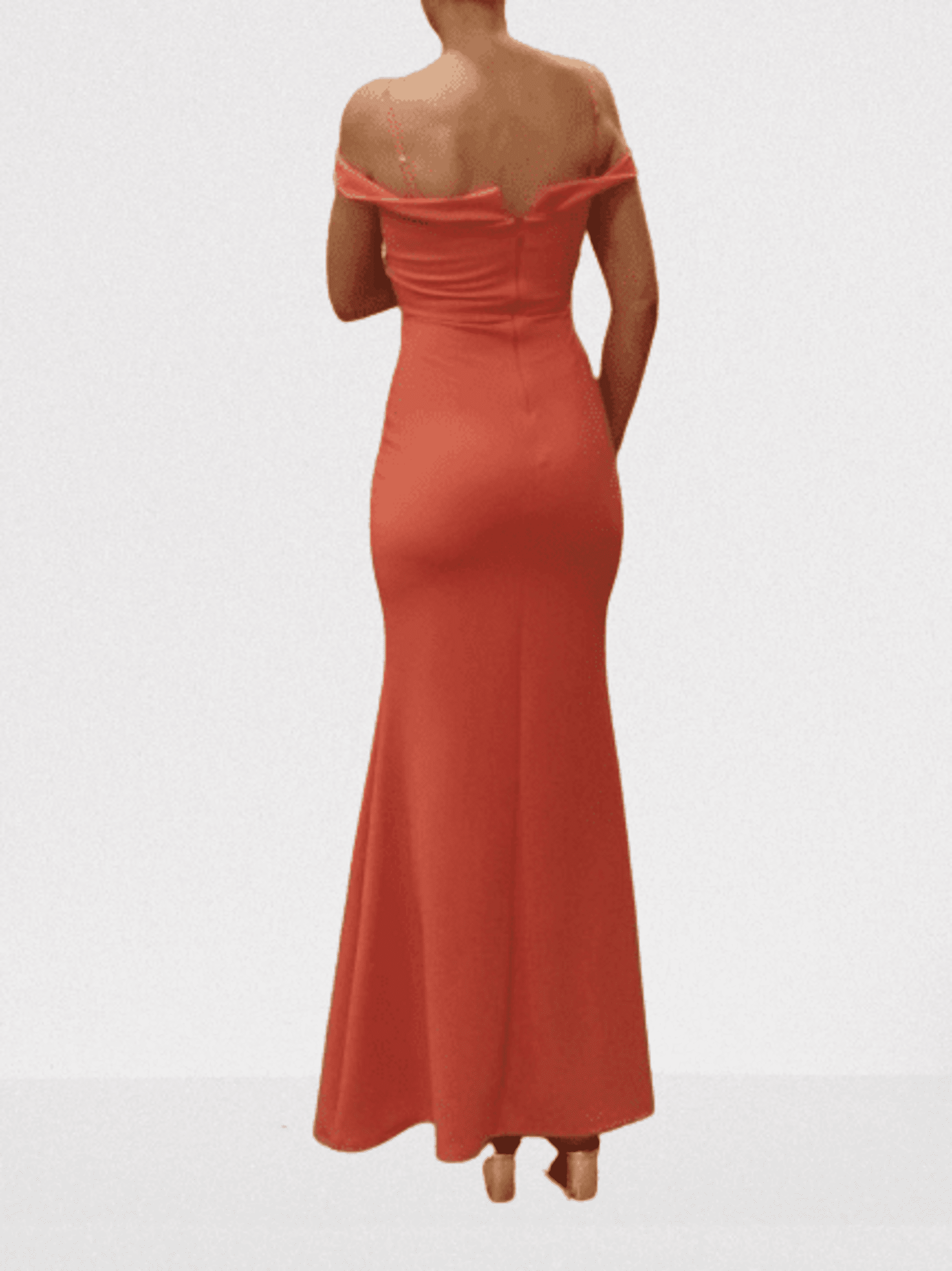 Vestido Sirena Escote Bardot Nashville - 2