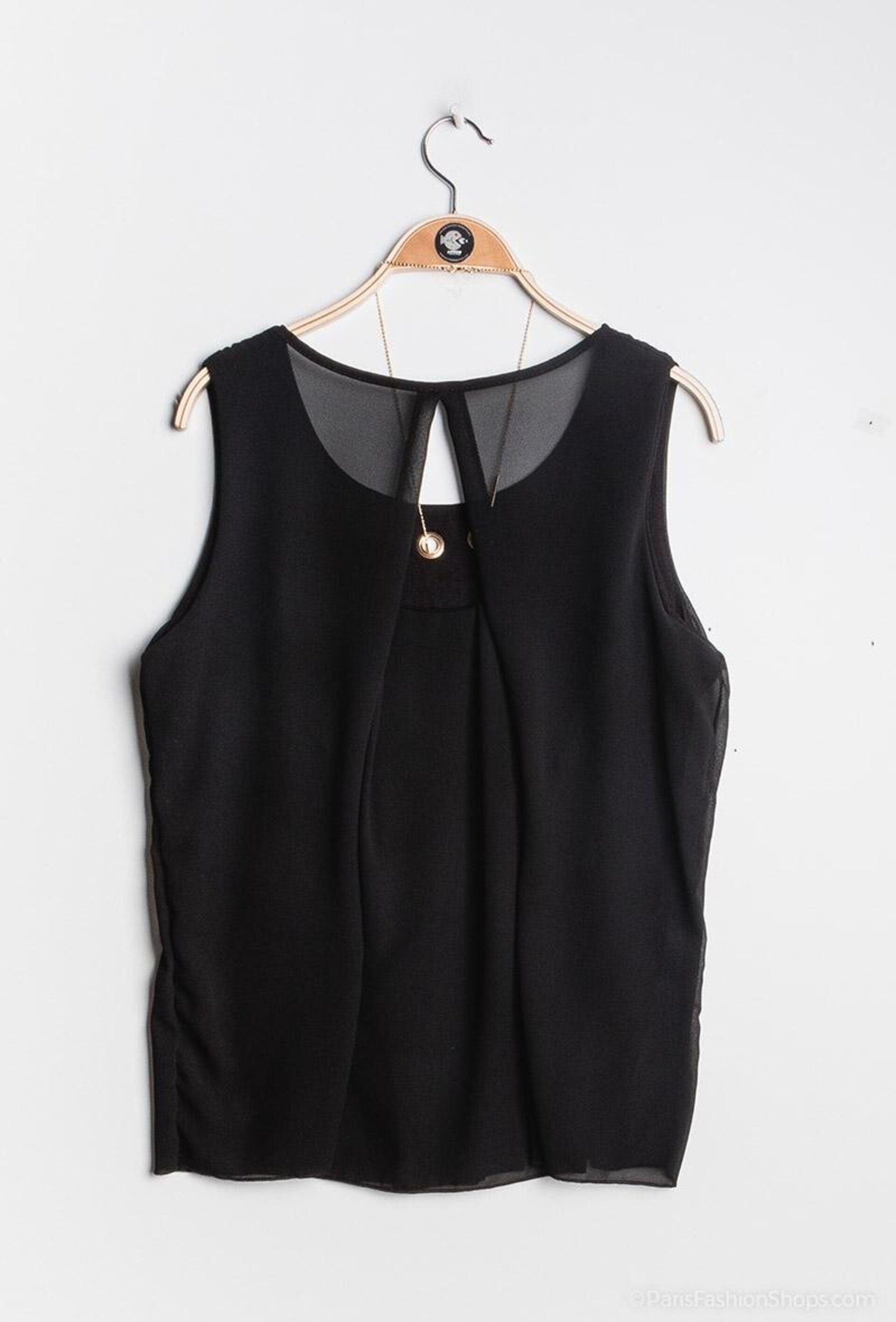 Top de vestir con collar - 6