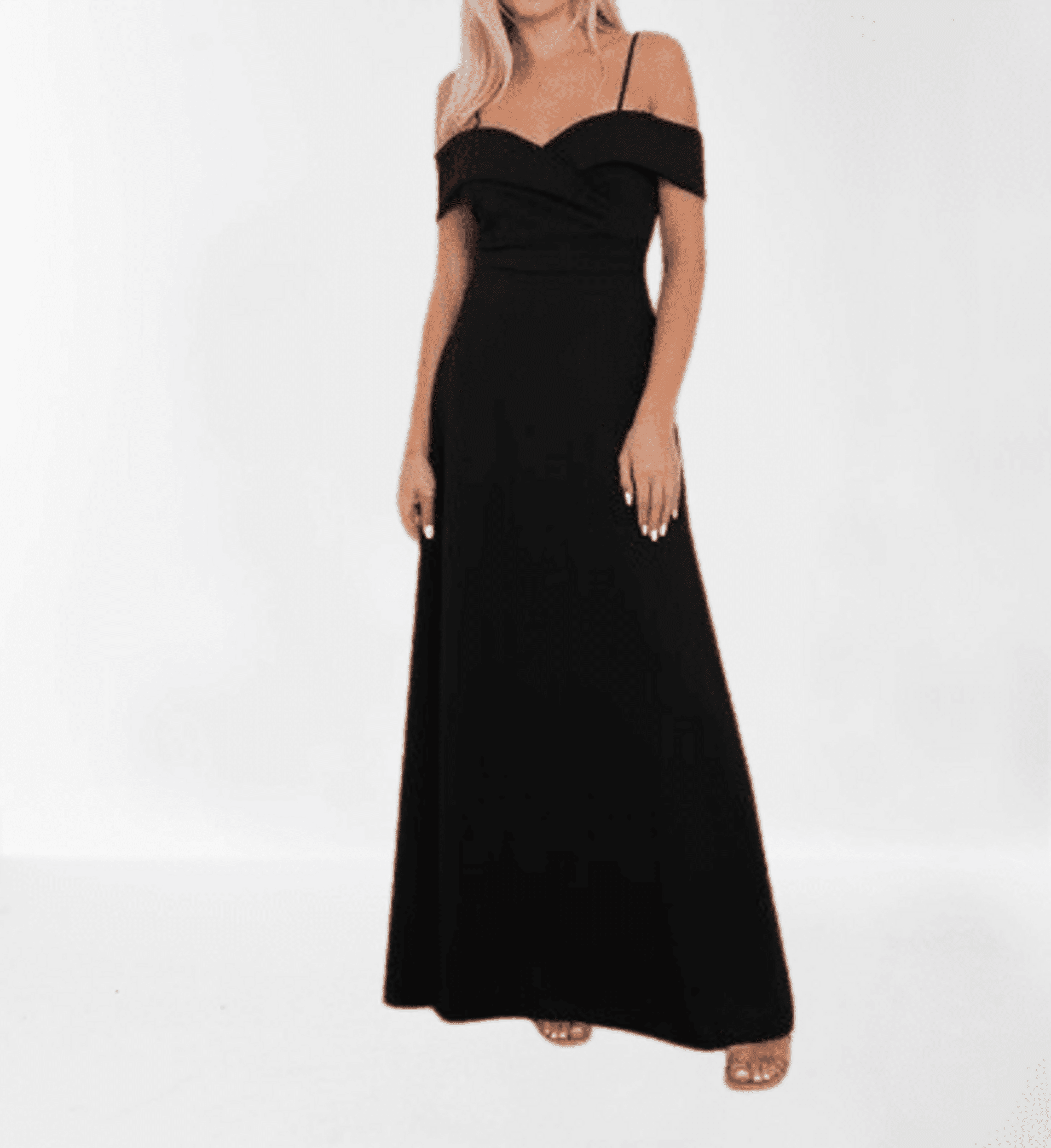 Vestido Fiesta Largo Escote Bardot Cannes - 3