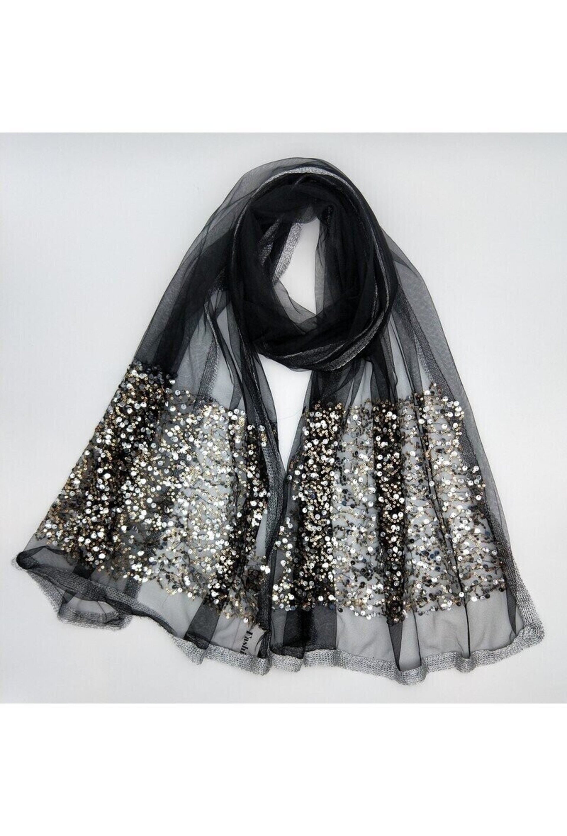 Fular de lentejuelas - 1