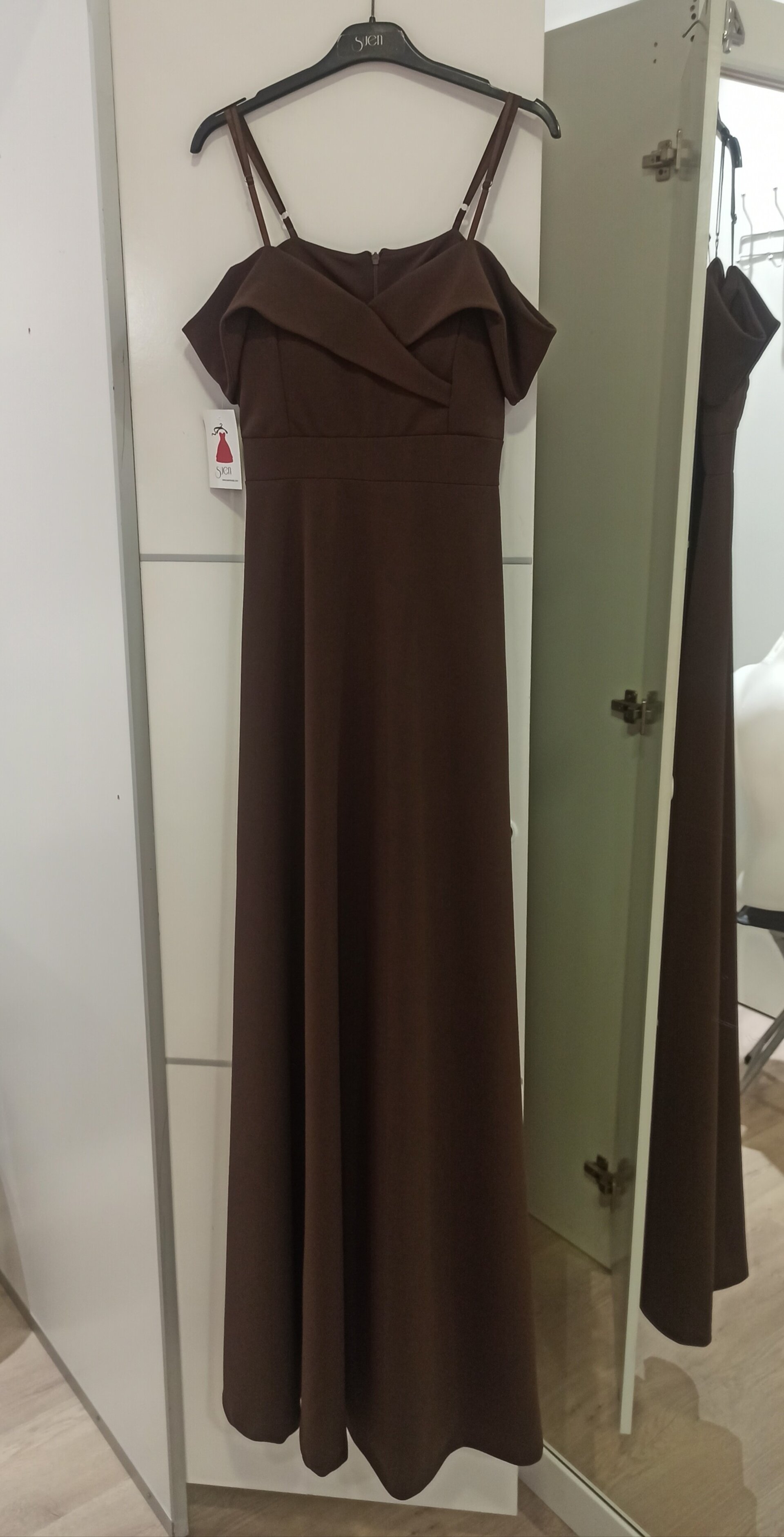 Vestido Fiesta Largo Escote Bardot Cannes - 20