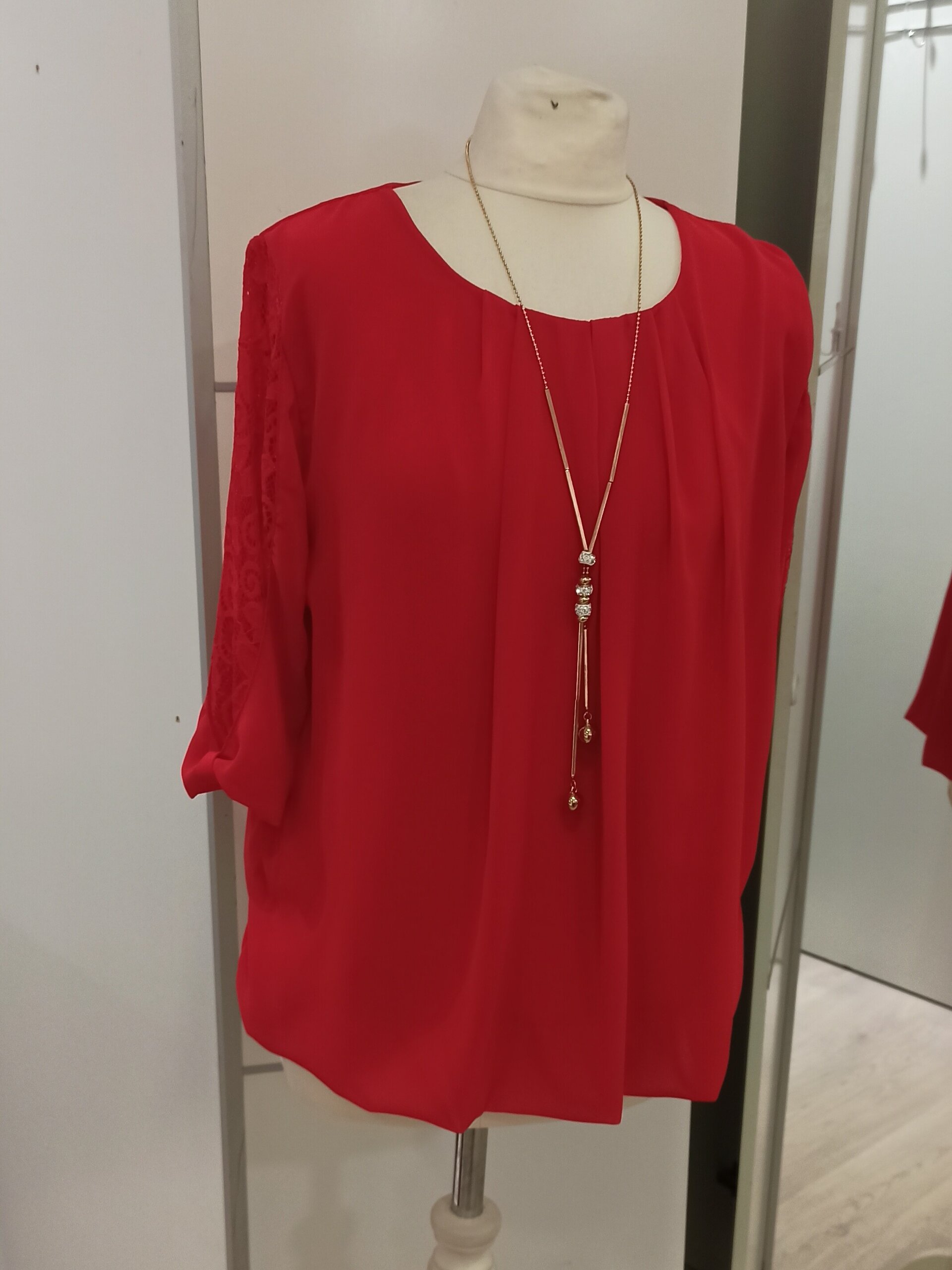 Blusa manga encaje - 4