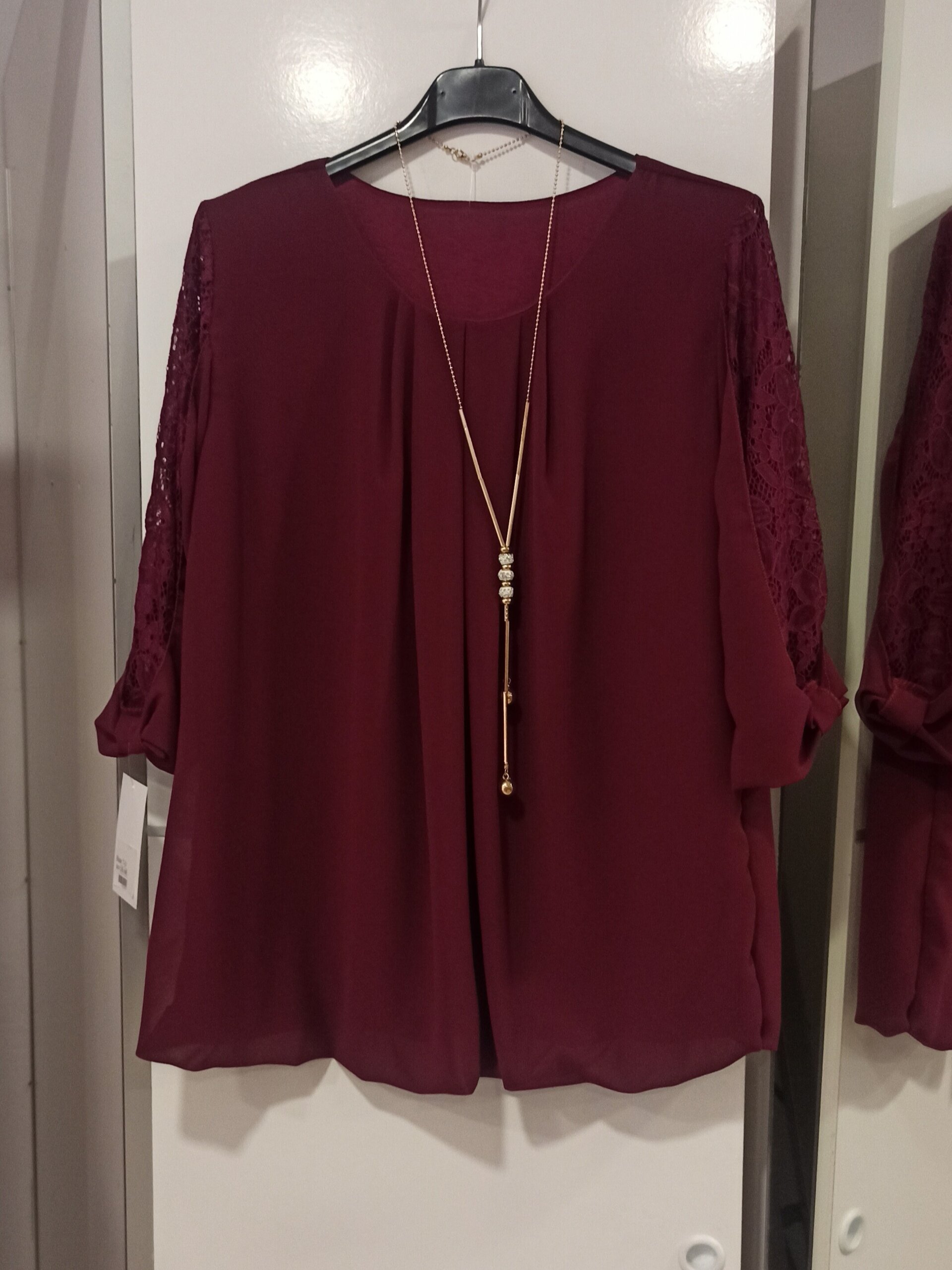 Blusa manga encaje - 8