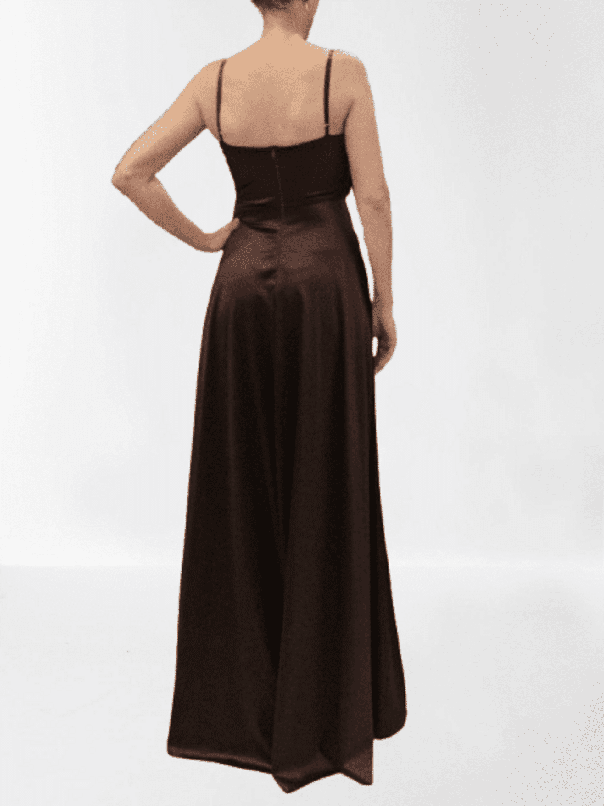 Vestido para graduación de satén Sao Paulo - 2