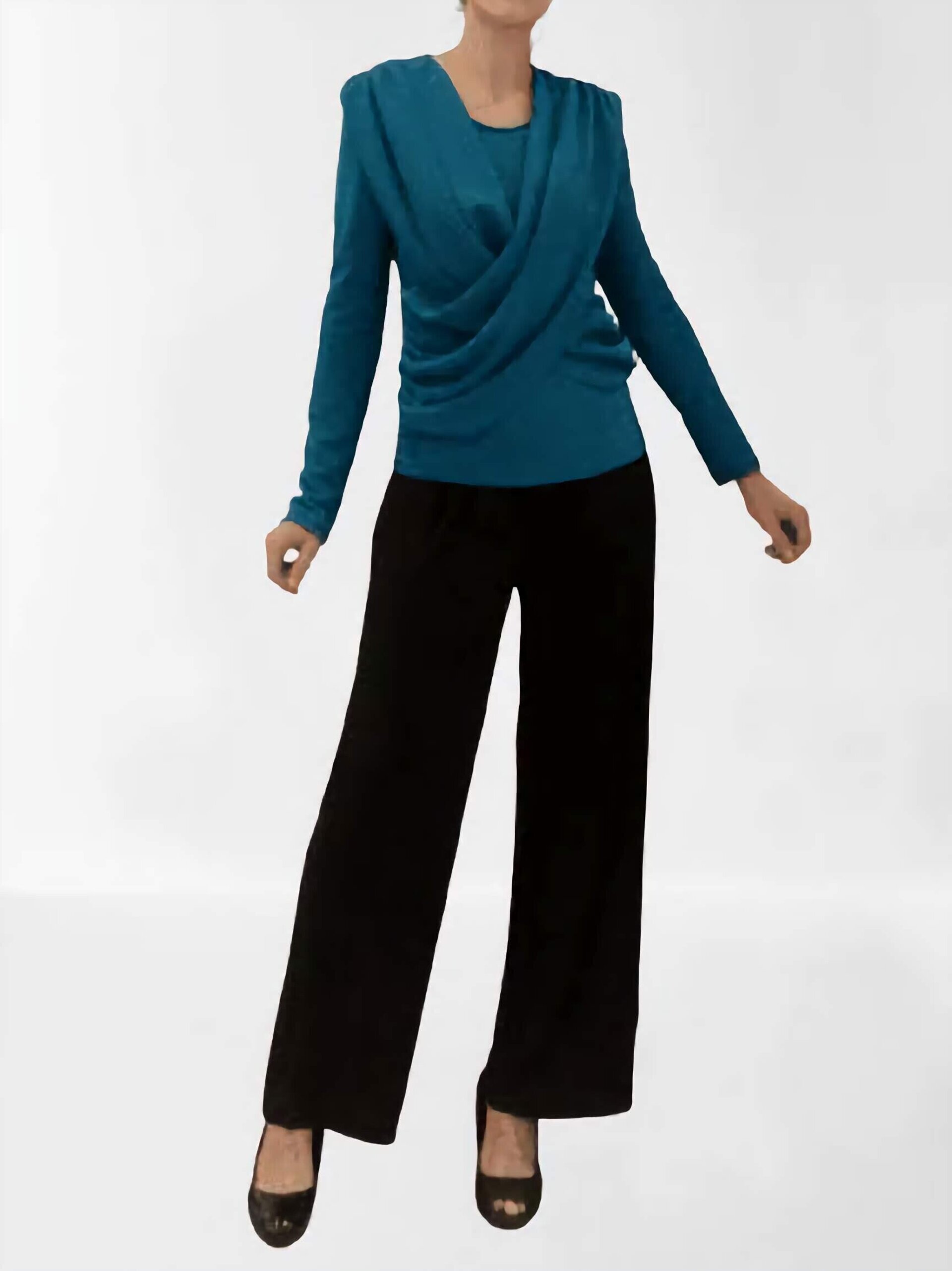 Blusa fiesta manga larga - 1