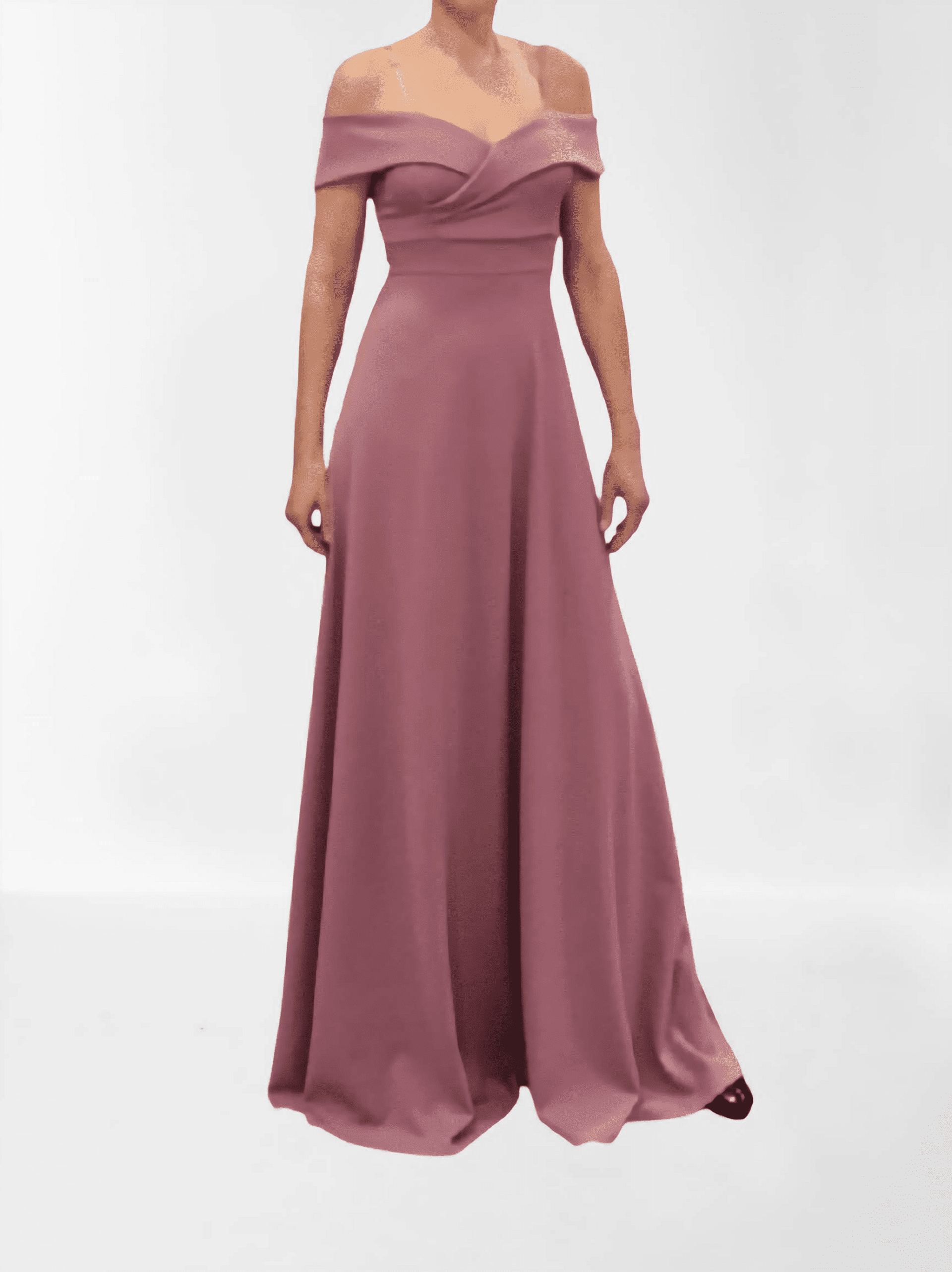 Vestido Fiesta Largo Escote Bardot Cannes - 17