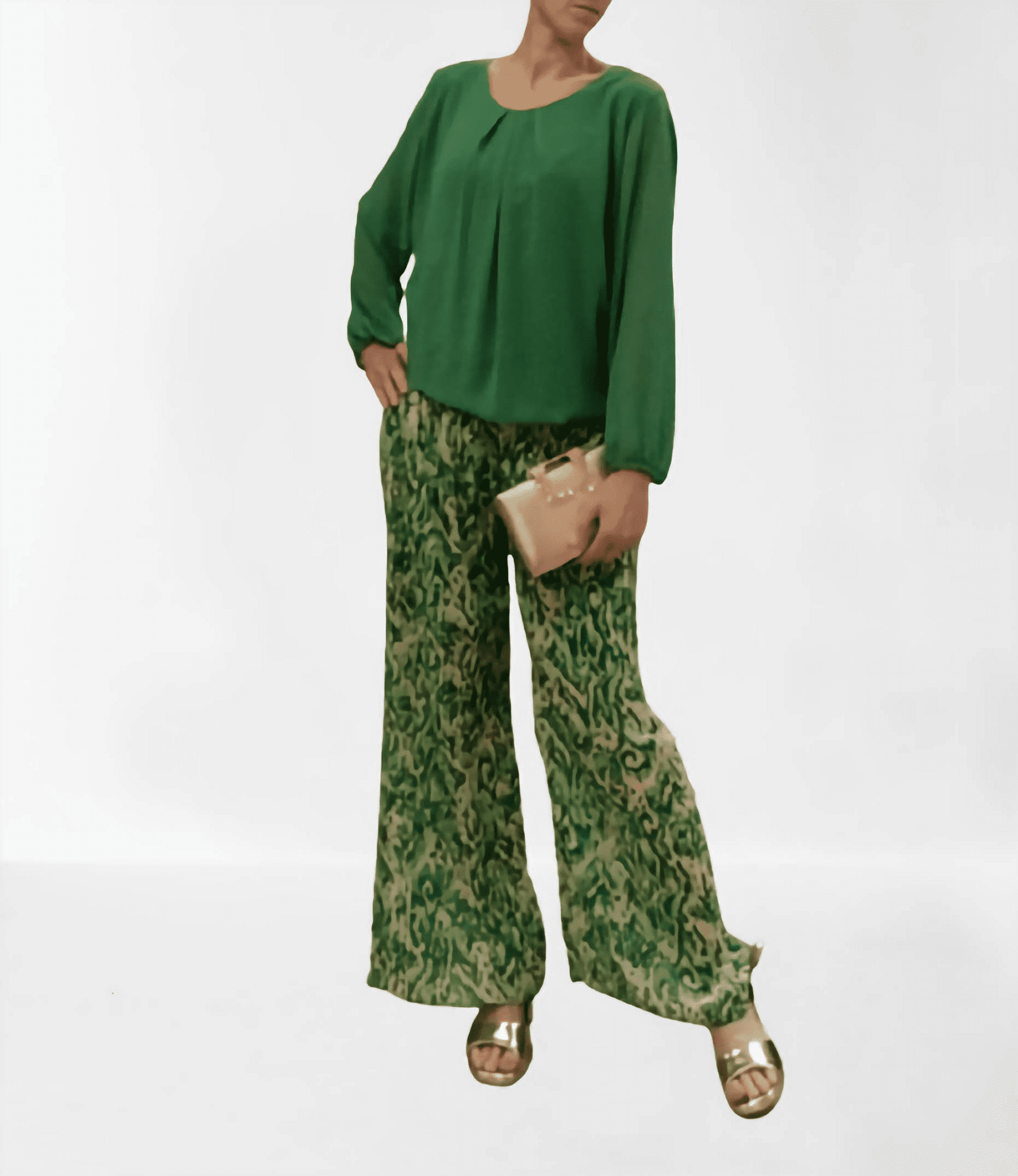 Conjunto de blusa y pantalón - 3