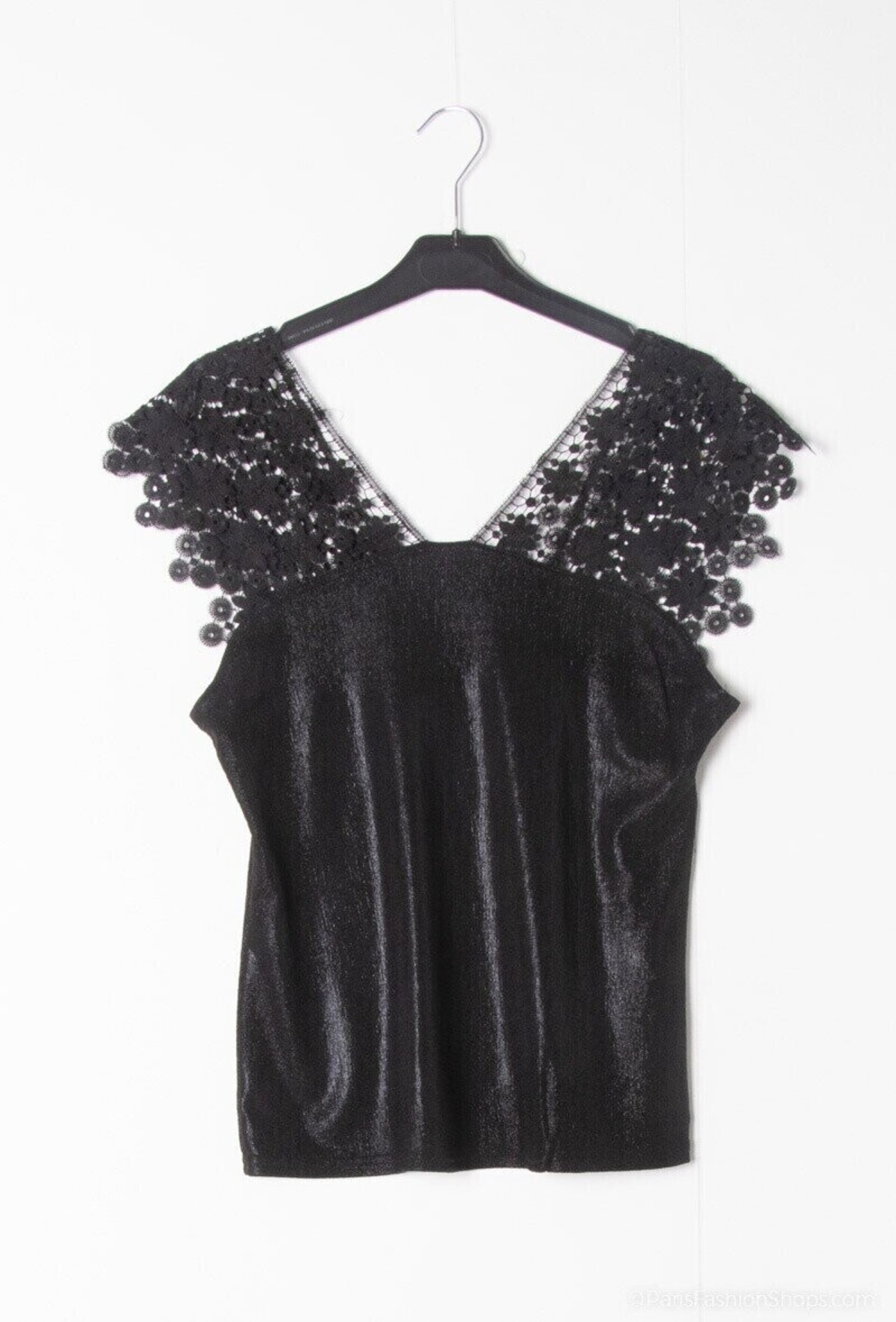 Top fiesta hombros encaje - 3