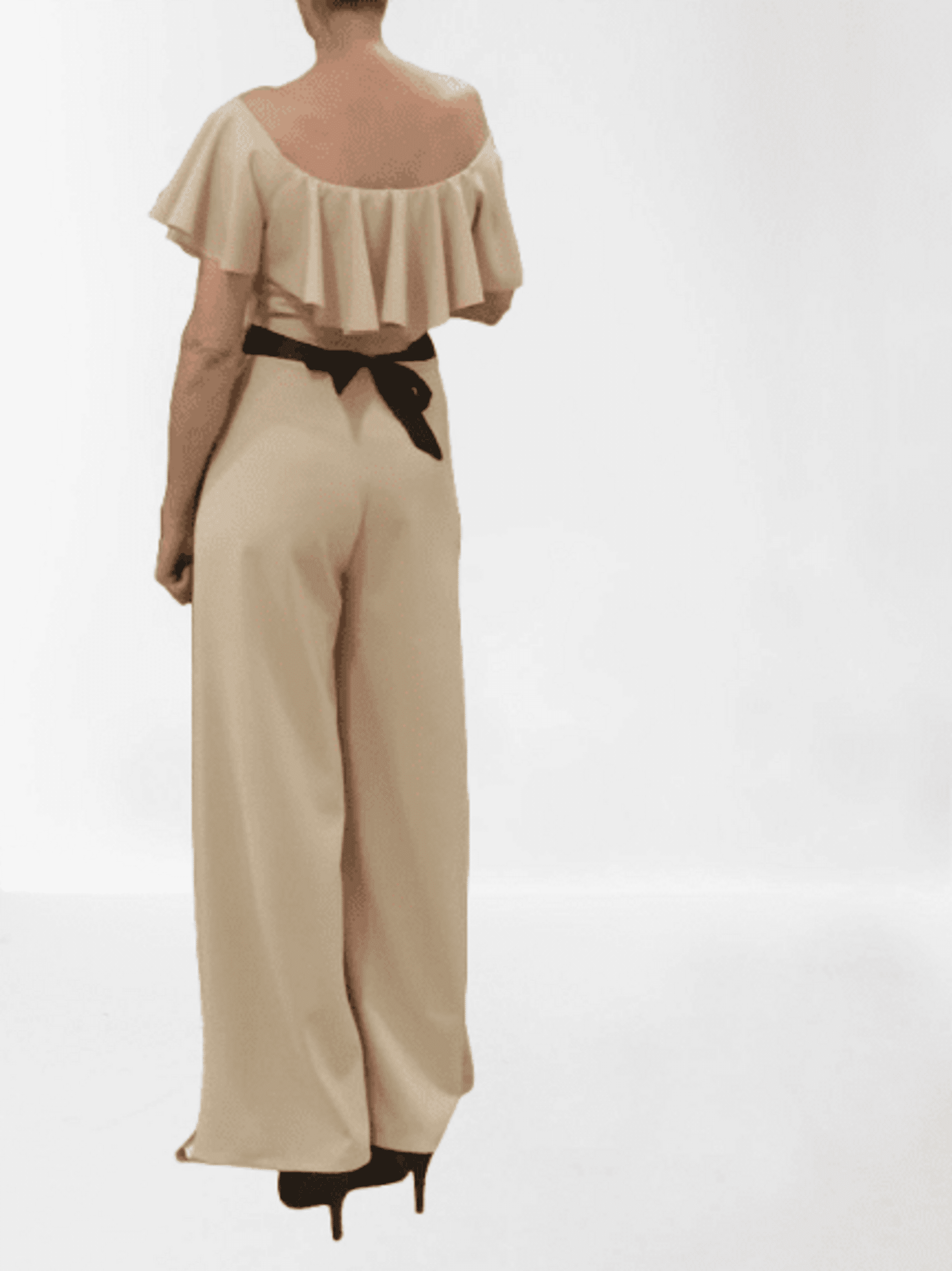 Mono fiesta escote volante Boston - 2