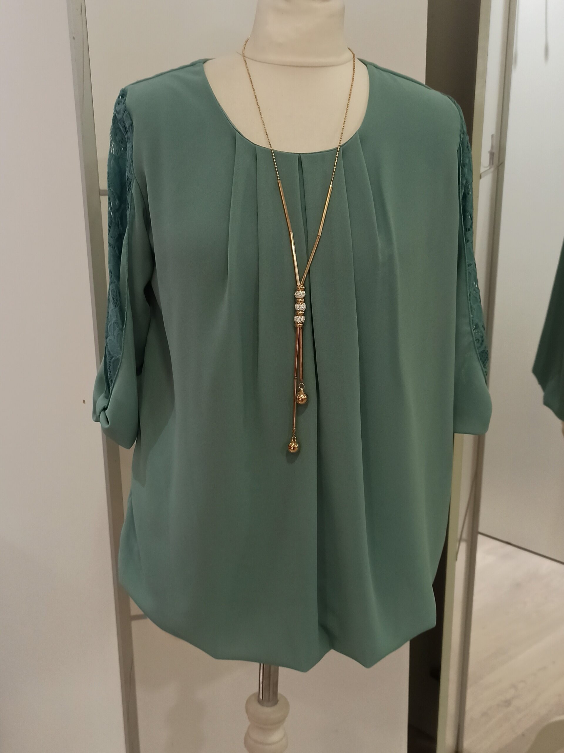 Blusa manga encaje - 2