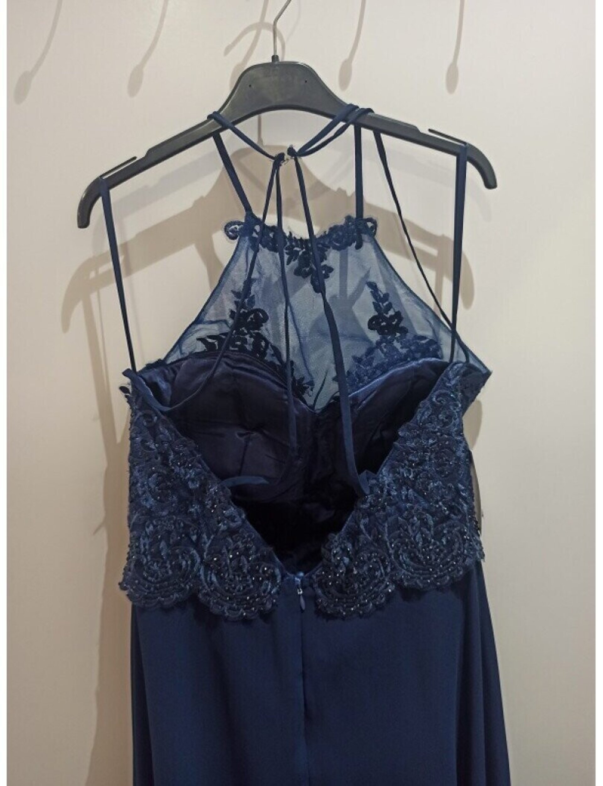 Vestido de Fiesta Largo Escote Halter Porto - 2