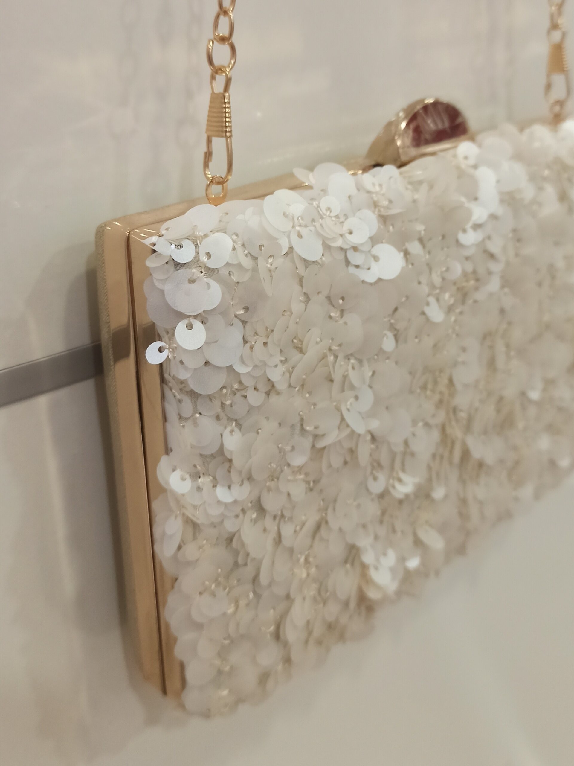 Bolso Fiesta lentejuelas nacar - 2