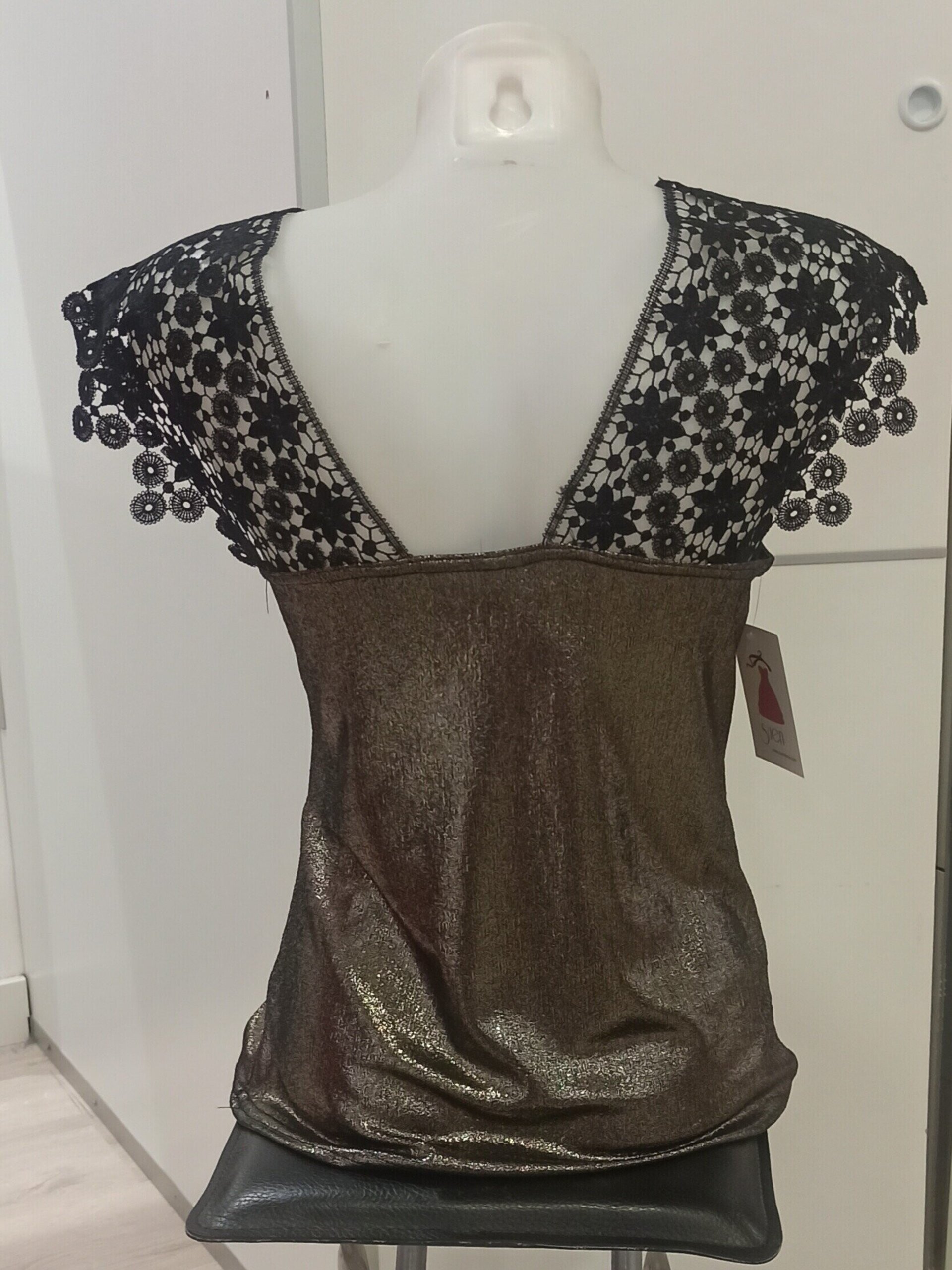 Top fiesta hombros encaje - 2