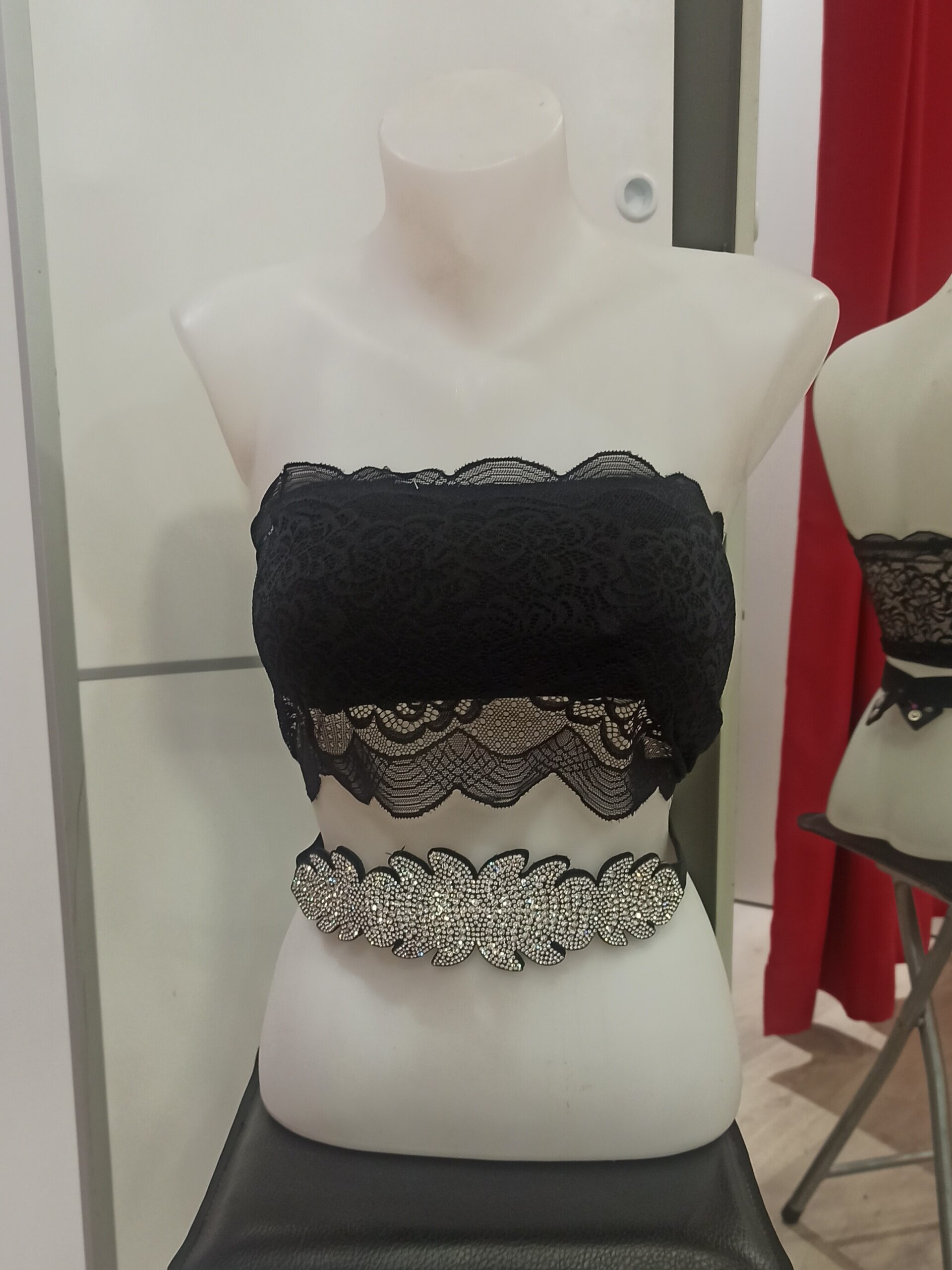 Cinturón fiesta brillos - 1