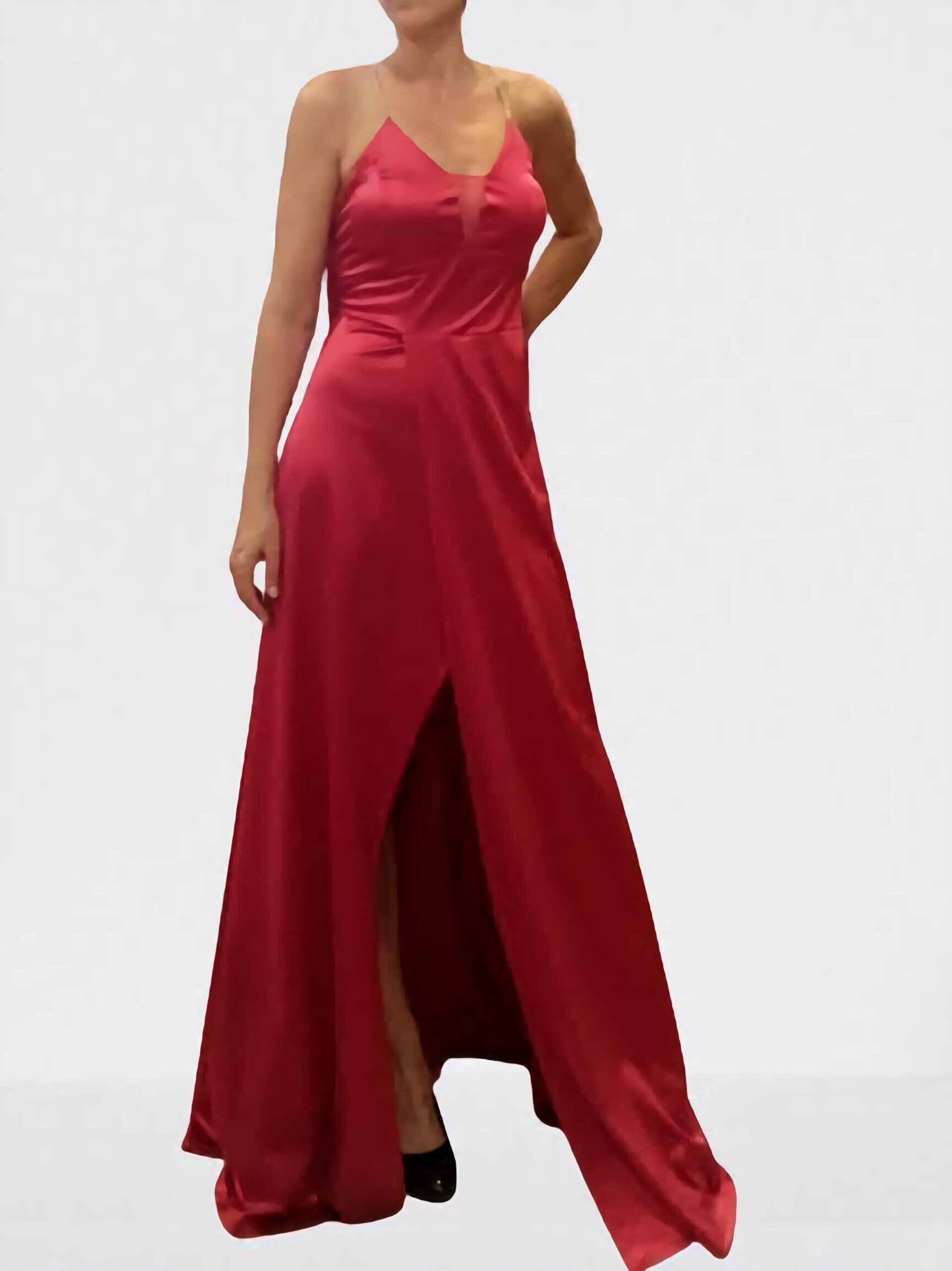 Vestido de Fiesta Largo de Satén Verona - 1